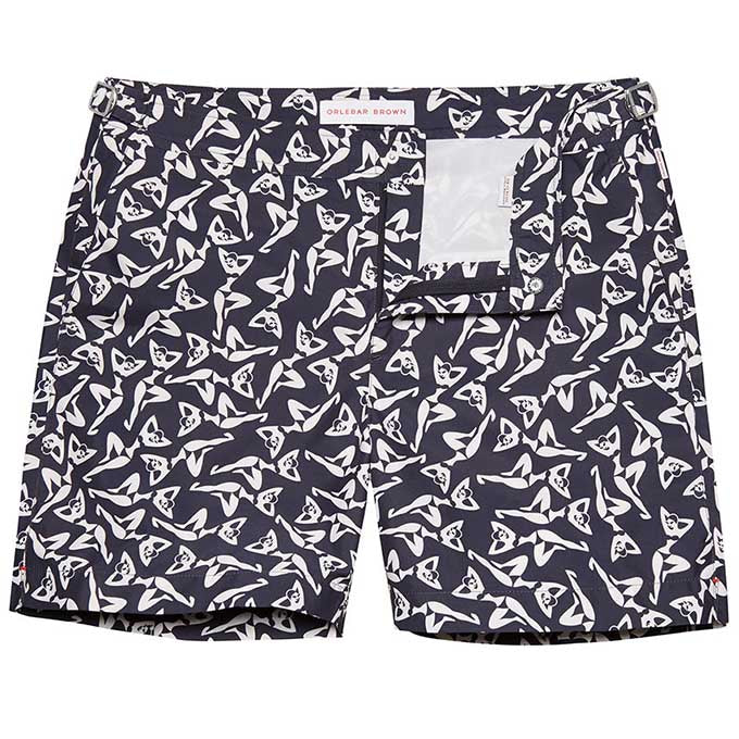 Orlebar Brown x Daniel Ricciardo "Pin-up" Mid-Length Swim Shorts