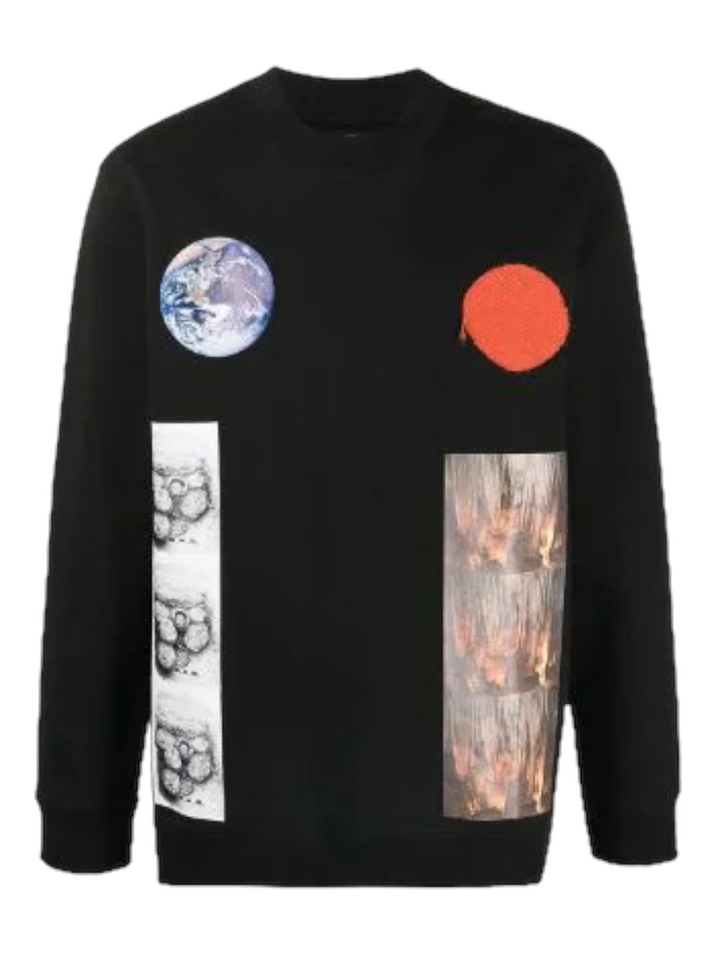 Raf Simons x Sterling Ruby Black Earth Planet Sweater - Genuine Design Luxury Consignment for Men. New & Pre-Owned Clothing, Shoes, & Accessories. Calgary, Canada