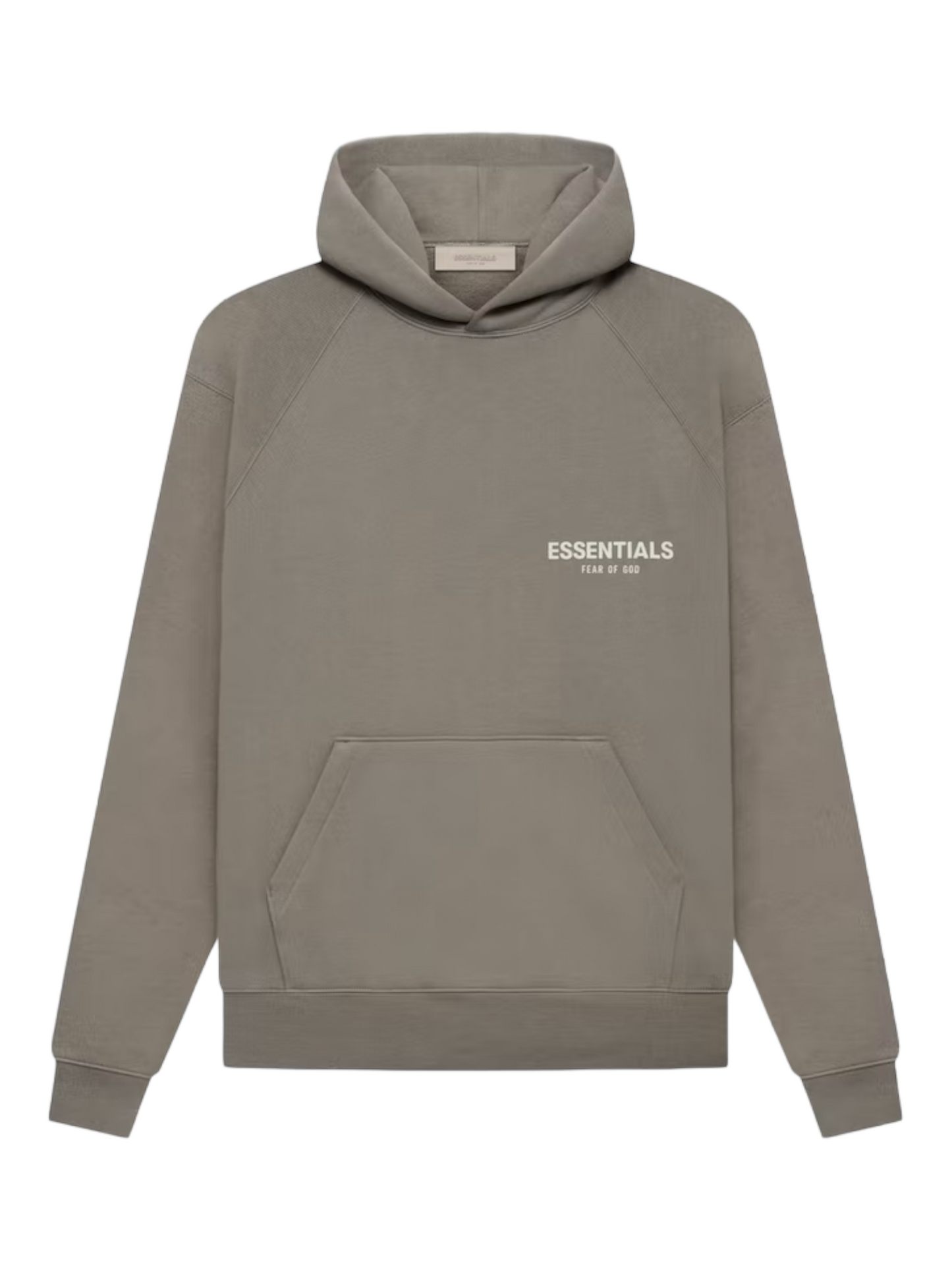 Essentials Fear of God Dark Oatmeal Fleece Hoodie SS22 - Genuine Design Luxury Consignment Calgary, Canada New & Pre-Owned Authentic Clothing, Shoes, Accessories.