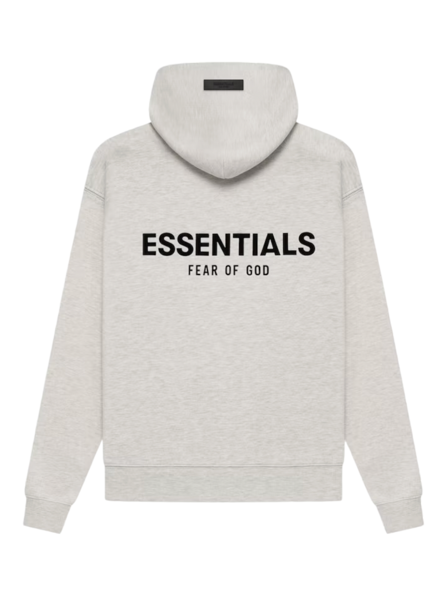 Essentials Fear of God Light Heather Oatmeal Fleece Hoodie SS22 - Genuine Design Luxury Consignment Calgary, Canada New & Pre-Owned Authentic Clothing, Shoes, Accessories.