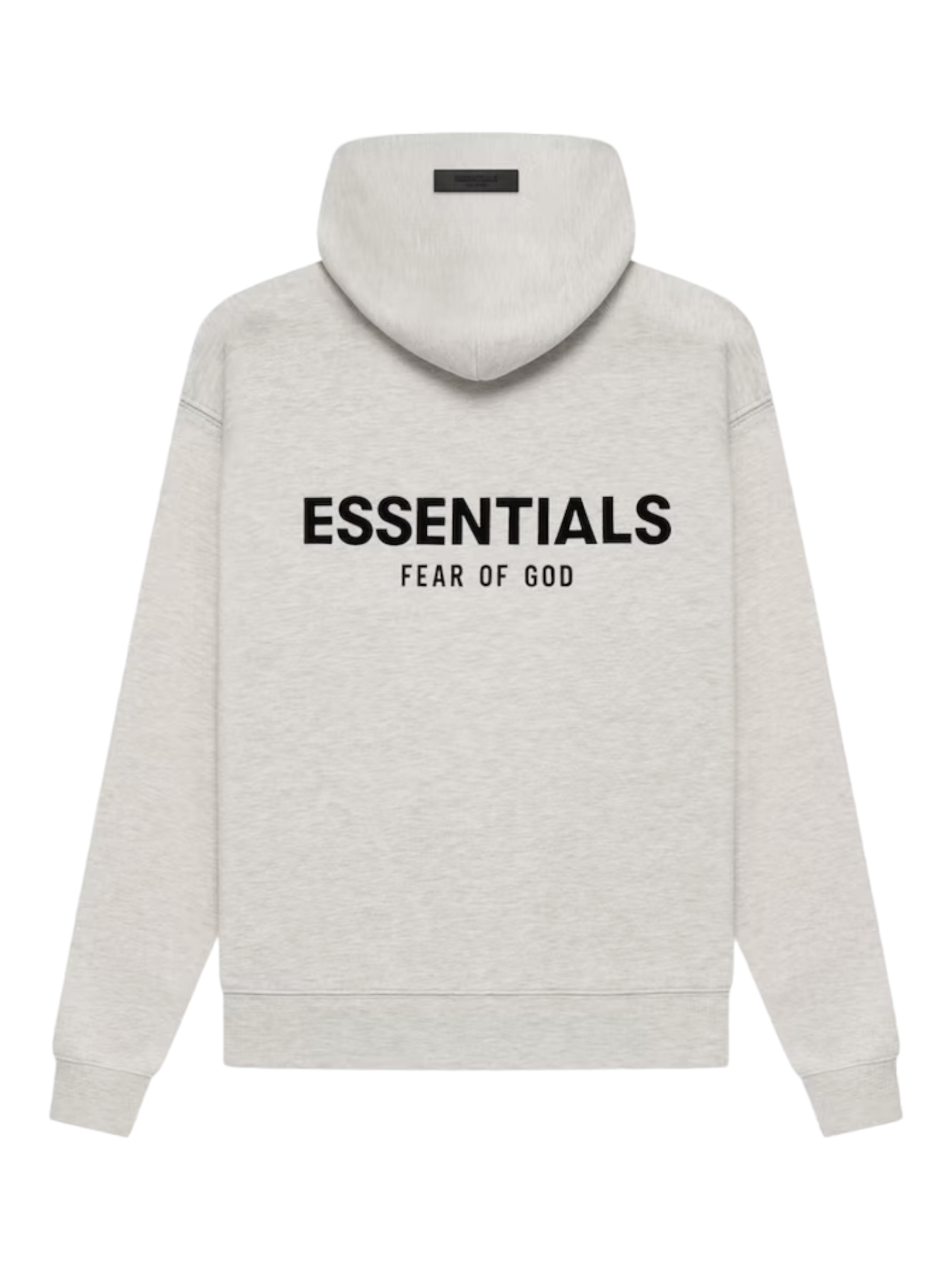 Essentials Fear of God Light Heather Oatmeal Fleece Hoodie SS22 - Genuine Design Luxury Consignment Calgary, Canada New & Pre-Owned Authentic Clothing, Shoes, Accessories.