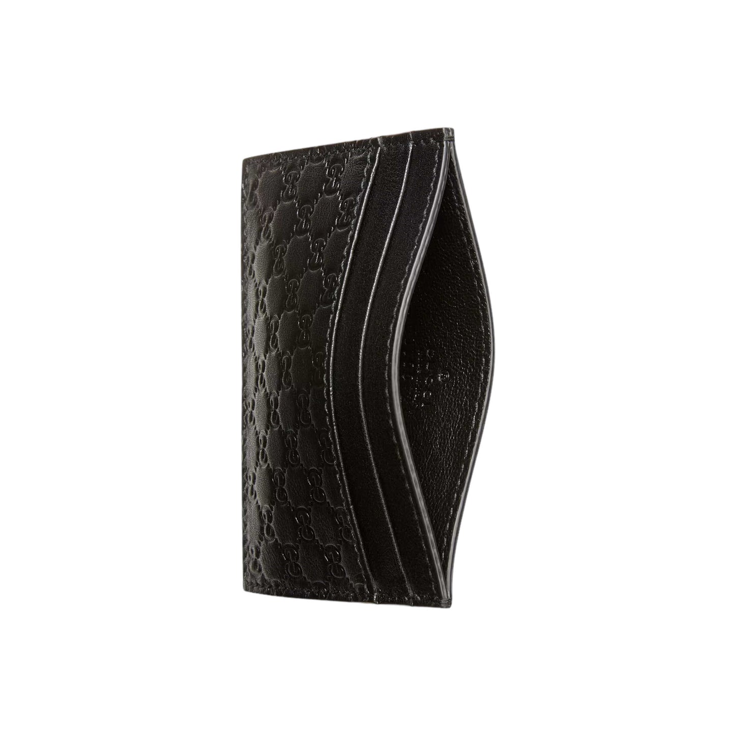Gucci Black Leather MicroGuccissima Card Case— Genuine Design Luxury Consignment for Men. New & Pre-Owned Clothing, Shoes, & Accessories. Calgary, Canada