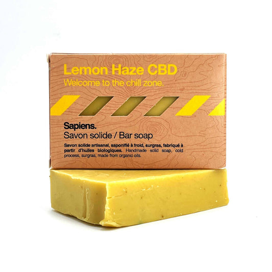 Sapiens Bar Soap Lemon Haze CBD - Genuine Design luxury consignment Calgary, Alberta, Canada New & pre-owned clothing, shoes, accessories.