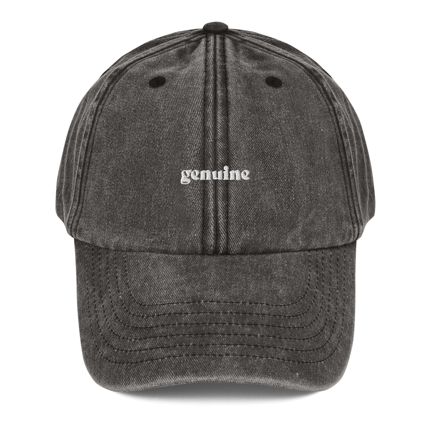 Genuine Vintage Wash Baseball Strapback Hat