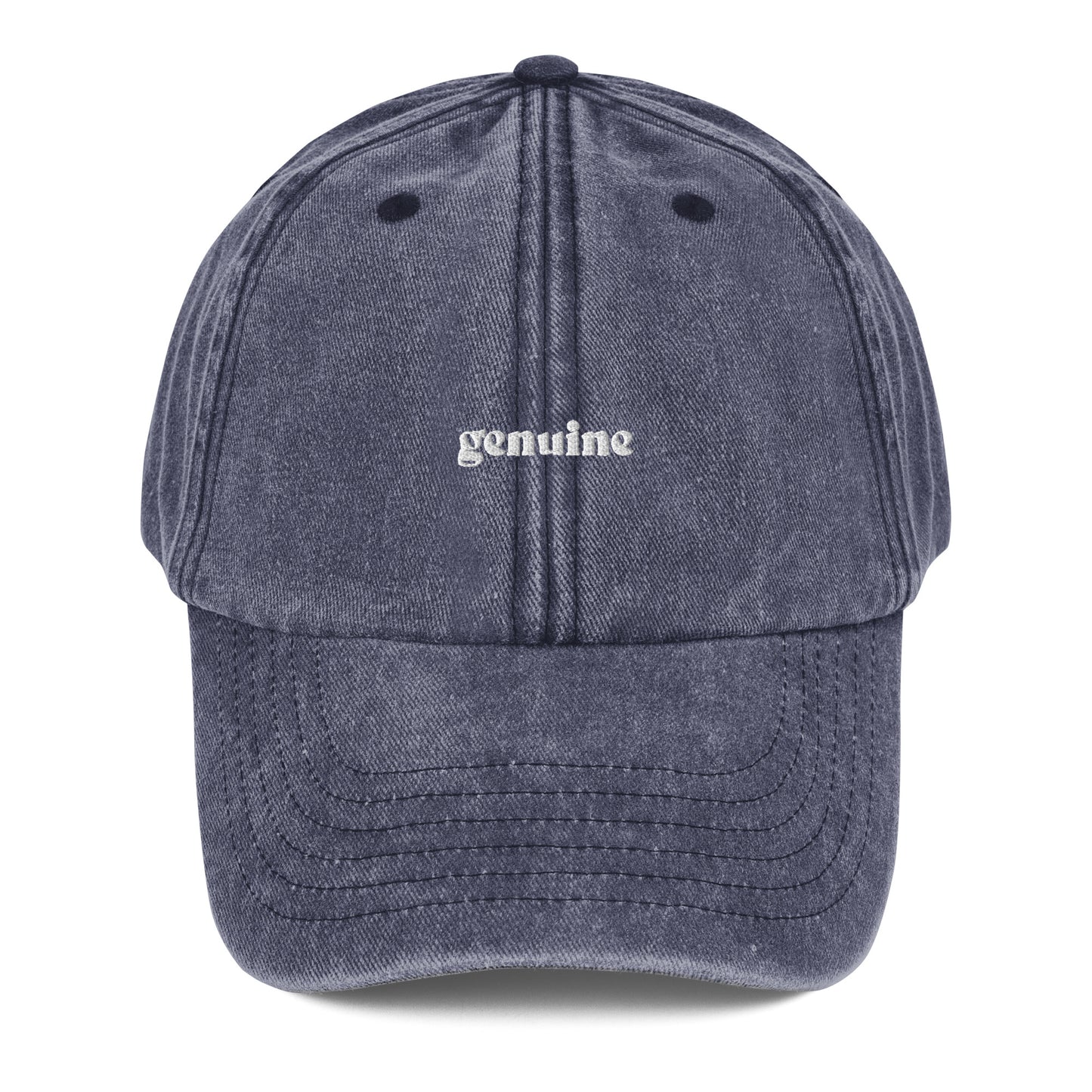 Genuine Vintage Wash Baseball Strapback Hat