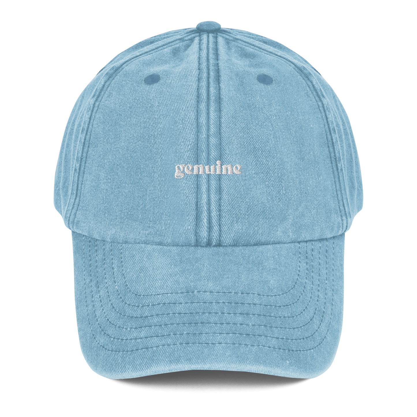 Genuine Vintage Wash Baseball Strapback Hat