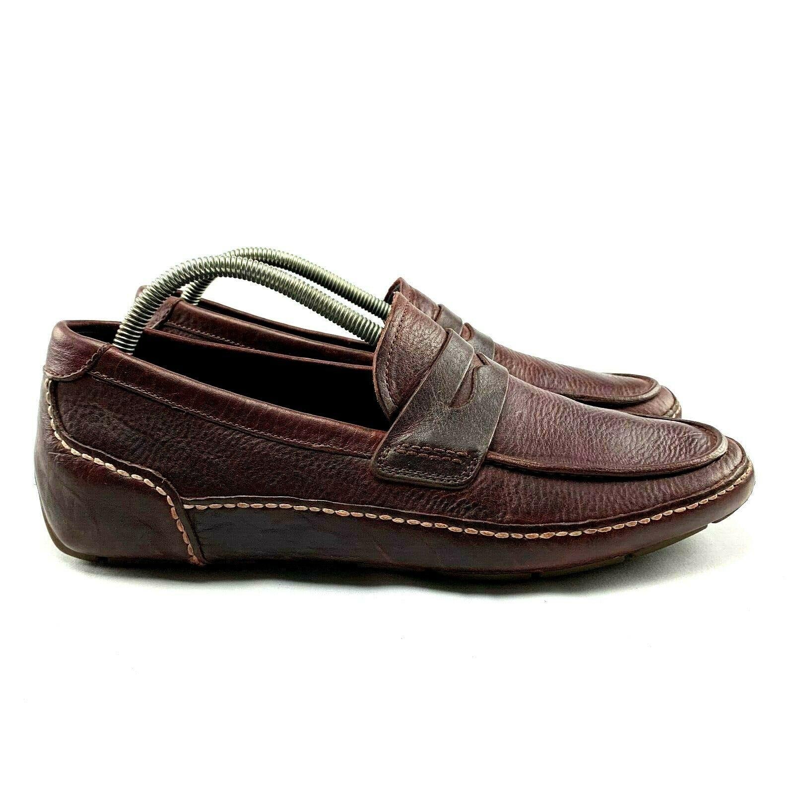 Cole Haan Men Dark Brown Leather Driving Loafers 8.5 US / 7.5 UK - Genuine Design Luxury Consignment
