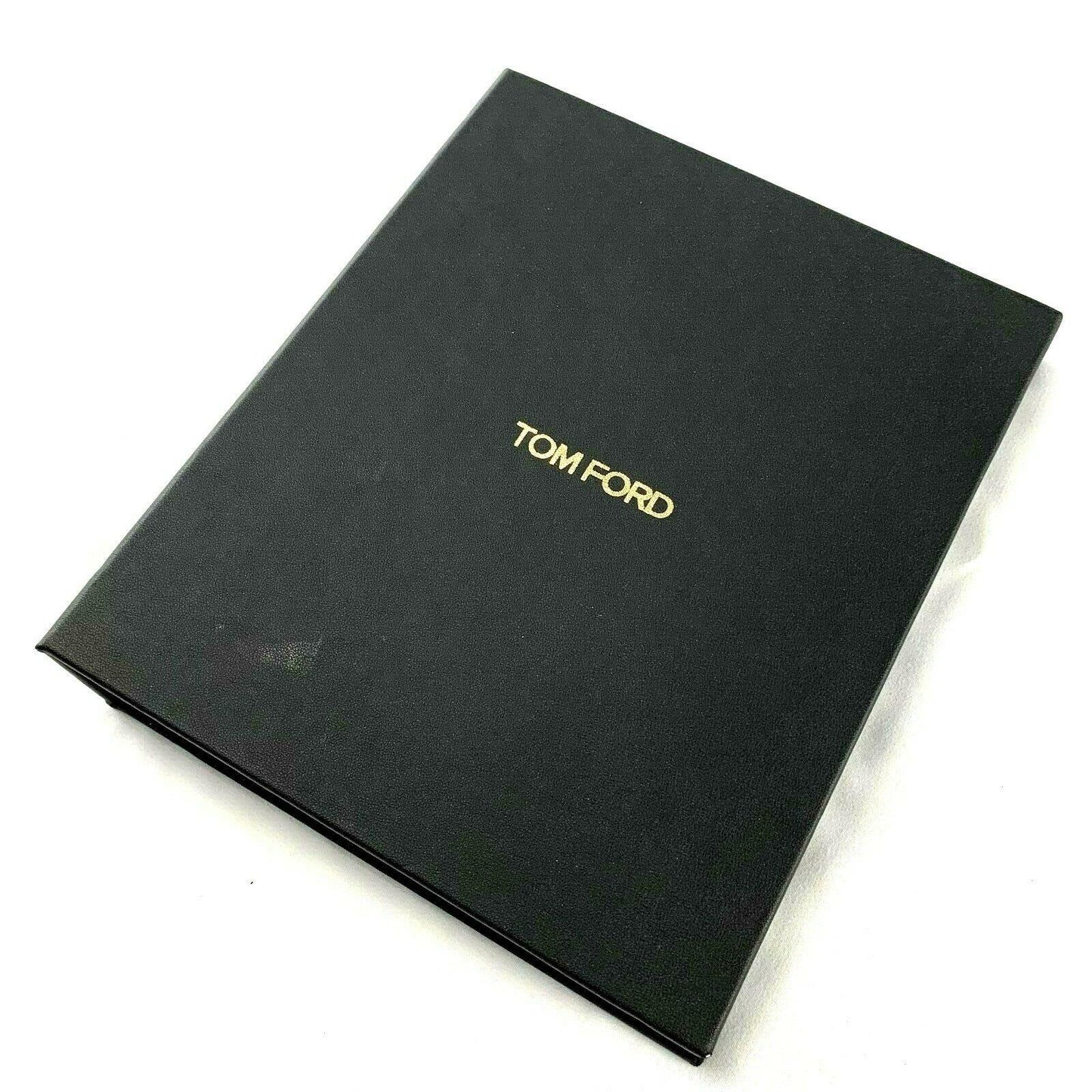 TOM FORD Brown Gold Appointment Binder with Blank Fill Pages - Genuine Design Luxury Consignment