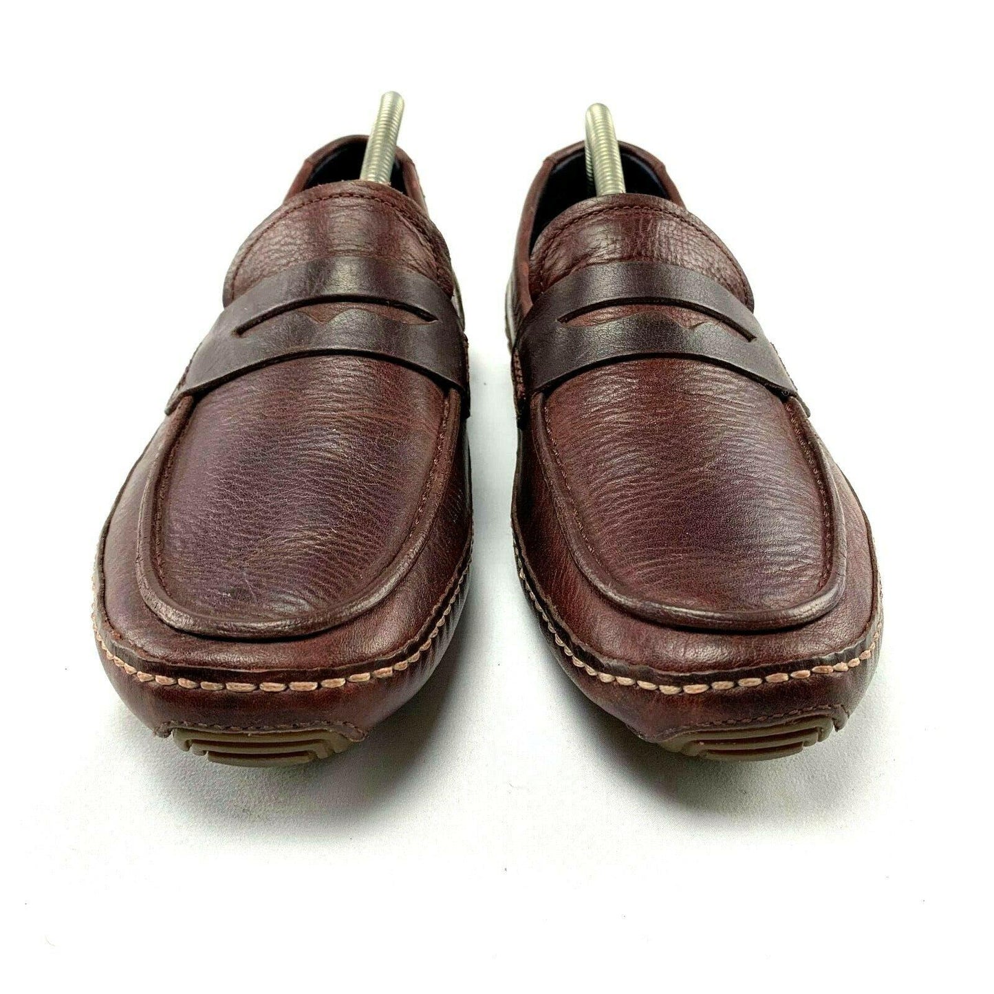 Cole Haan Men Dark Brown Leather Driving Loafers 8.5 US / 7.5 UK - Genuine Design Luxury Consignment