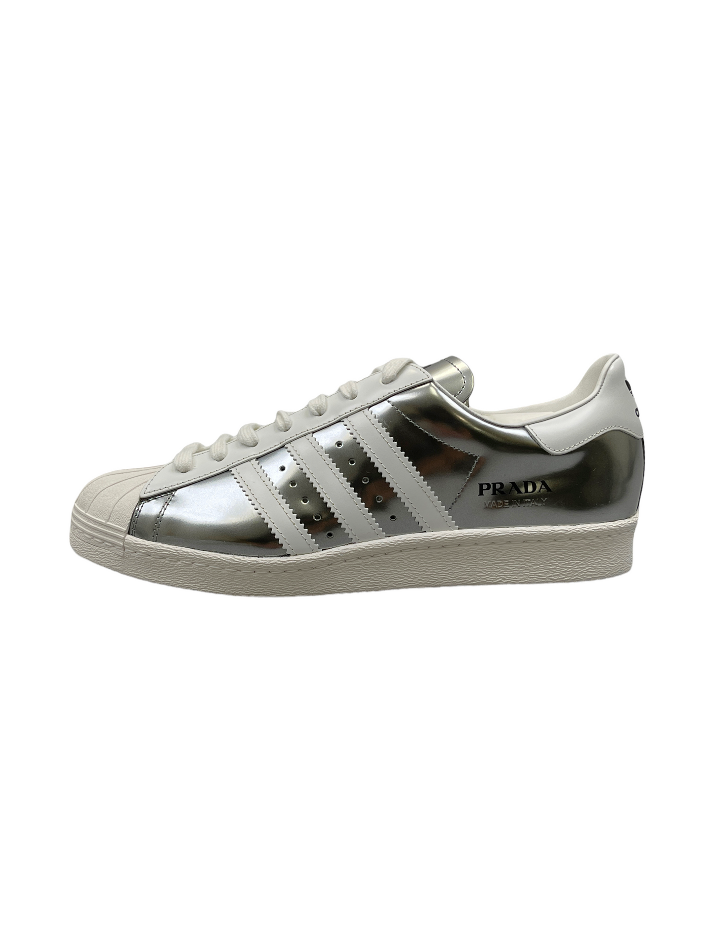 Adidas x Prada Superstar Silver 9.5 US - Genuine Design Luxury Consignment for Men. New & Pre-Owned Clothing, Shoes, & Accessories. Calgary, Canada