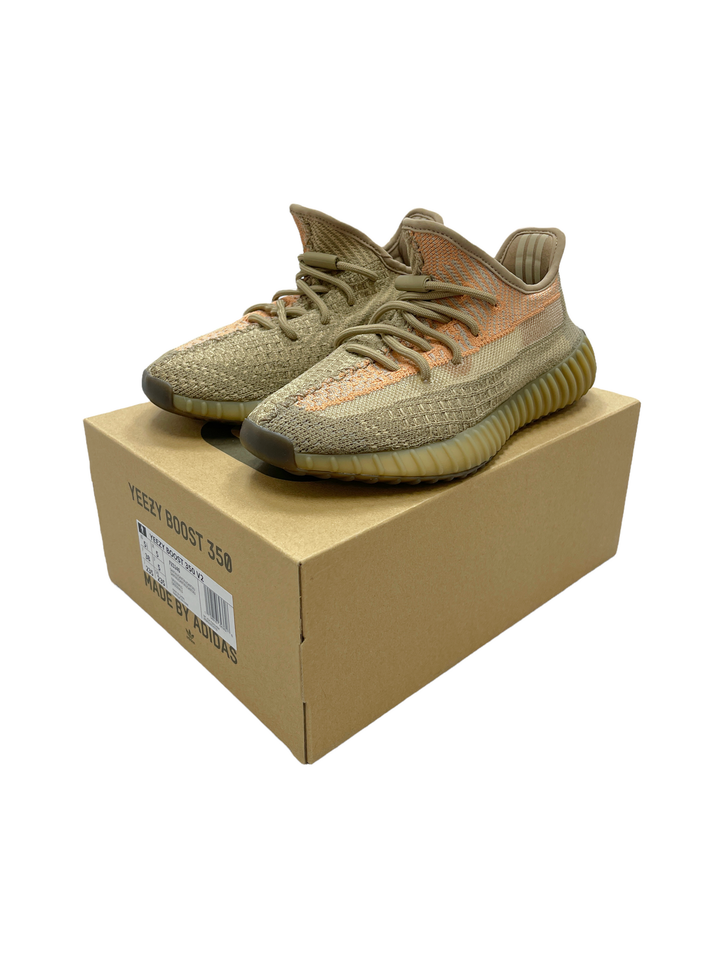 Adidas Yeezy 350 v2 Sand Taupe Sneakers - Genuine Design Luxury Consignment for Men. New & Pre-Owned Clothing, Shoes, & Accessories. Calgary, Canada