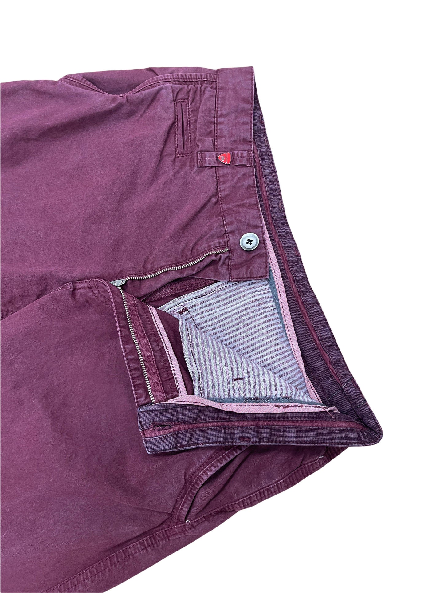 Strellson Burgundy Cotton Pant 32 x 31 - Genuine Design Luxury Consignment