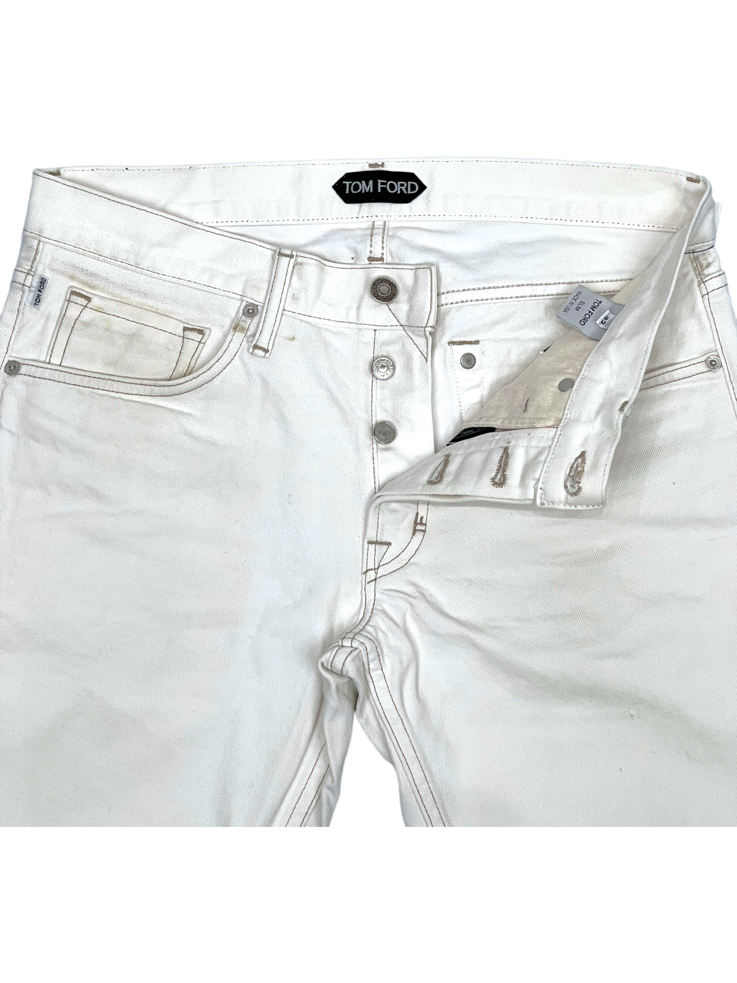 Tom Ford Cream Denim 33W