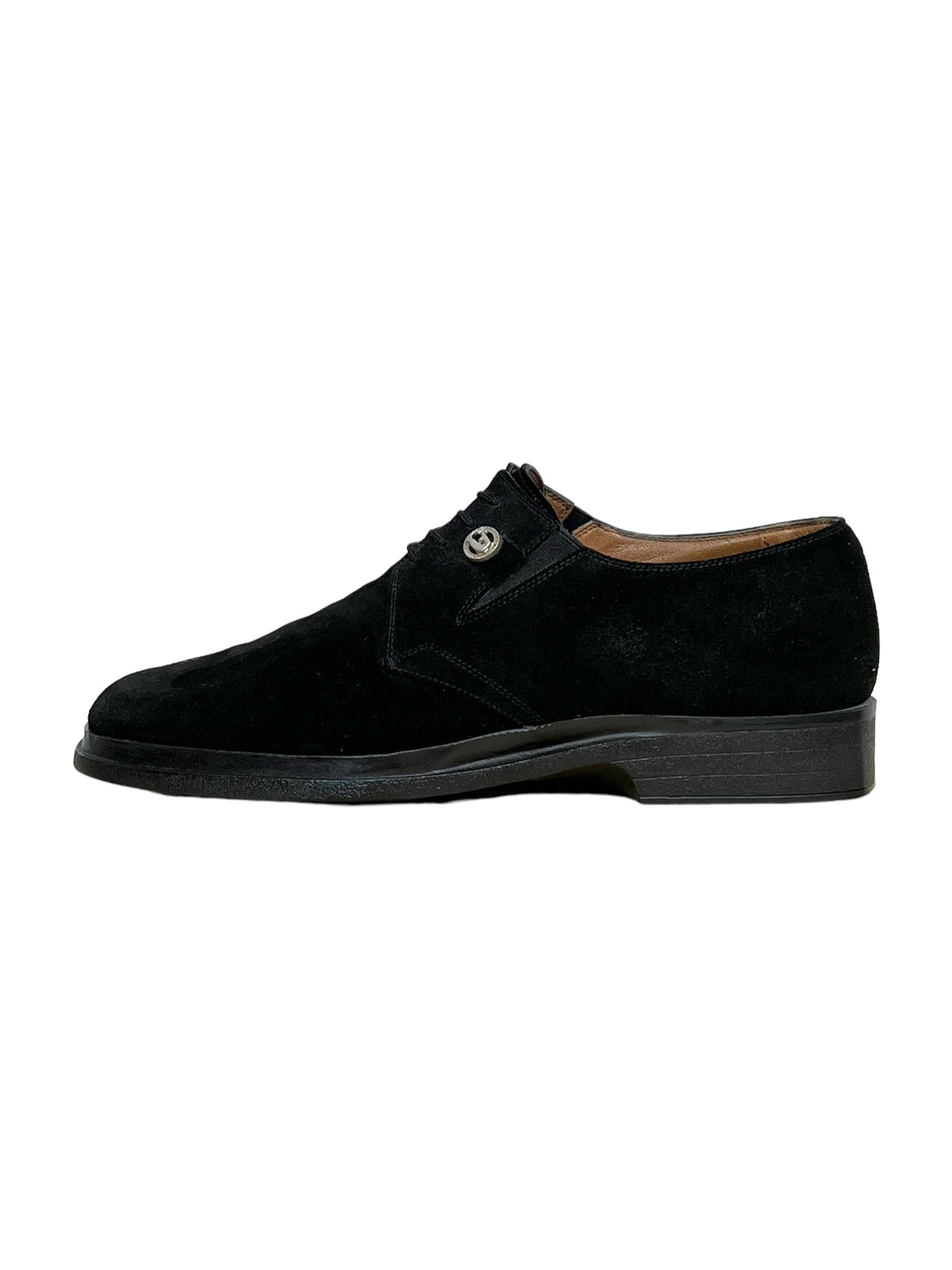 Versace Black Velvet Oxford Dress Shoes  - Genuine Design Luxury Consignment for Men. New & Pre-Owned Clothing, Shoes, & Accessories. Calgary, Canada