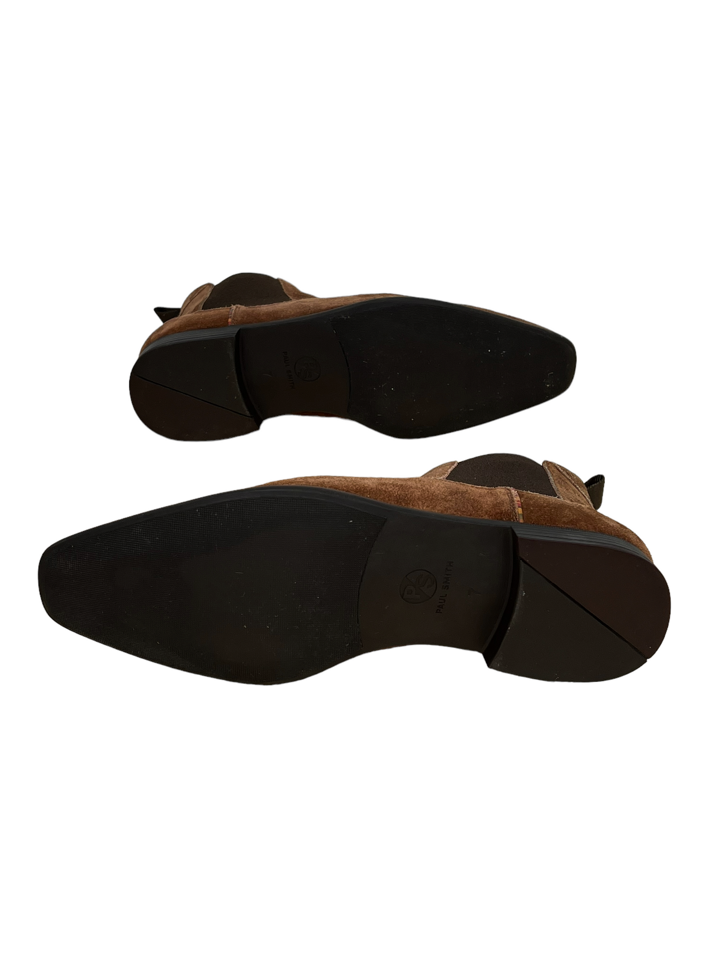 Paul Smith Chestnut Suede Falconer Ankle Chelsea Boot - Genuine Design Luxury Consignment for Men. New & Pre-Owned Clothing, Shoes, & Accessories. Calgary, Canada