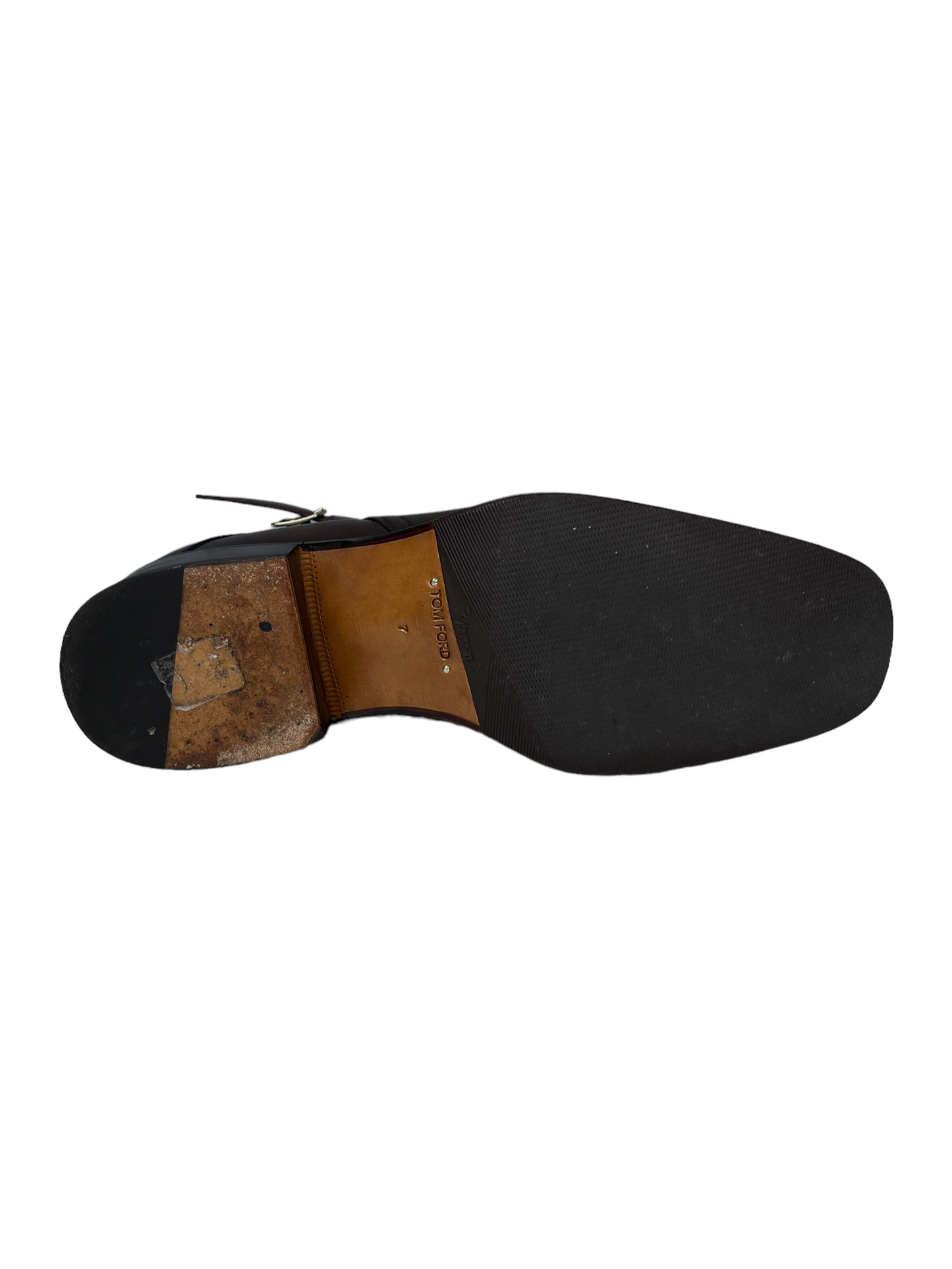 Tom Ford Brown Leather Jodhpur Boot 8 - Genuine Design Luxury Consignment Calgary, Alberta, Canada New and Pre-Owned Clothing, Shoes, Accessories.