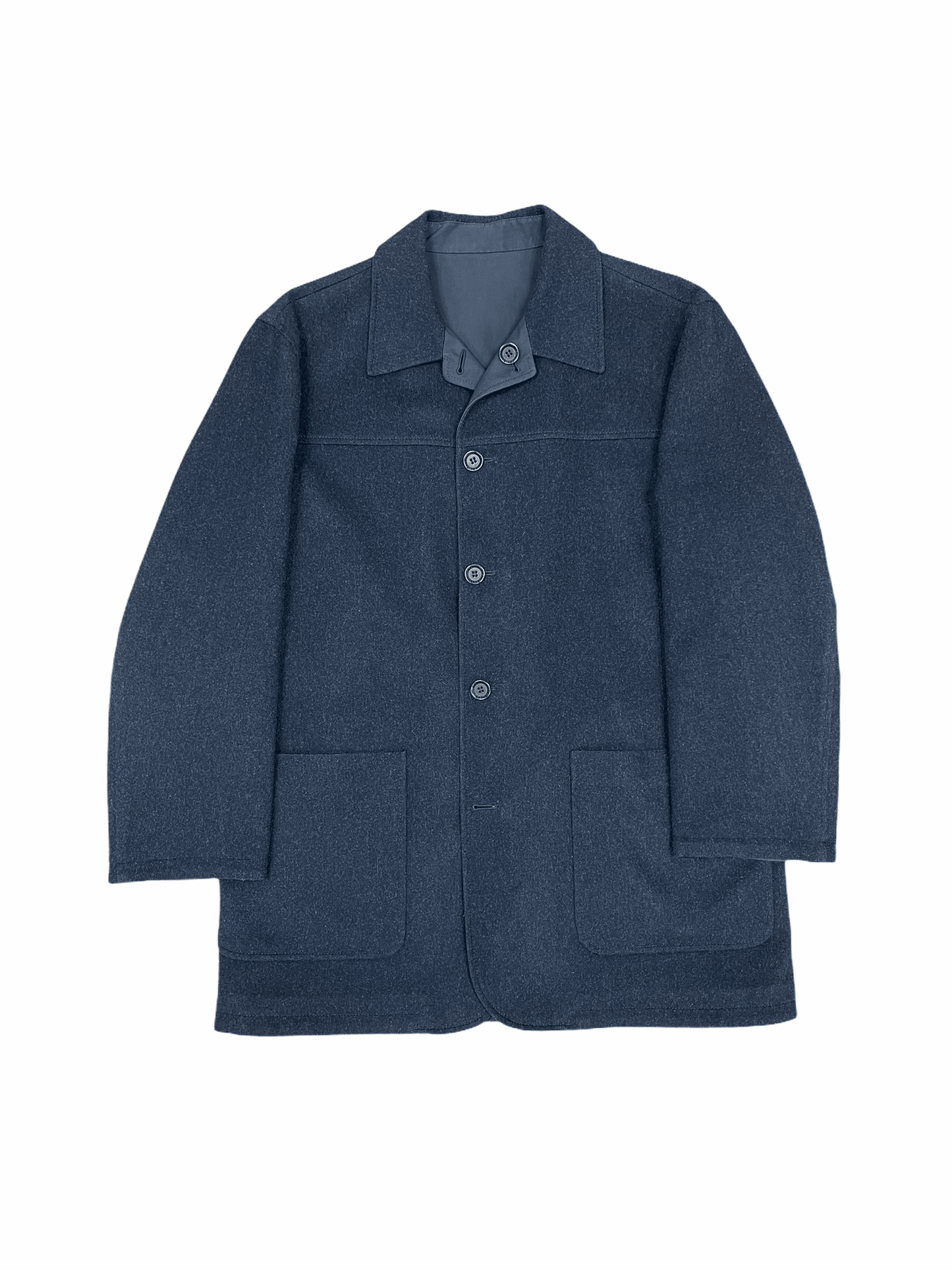 Ermenegildo Zegna Black Charcoal Reversible Travel Coat—Genuine Design luxury consignment