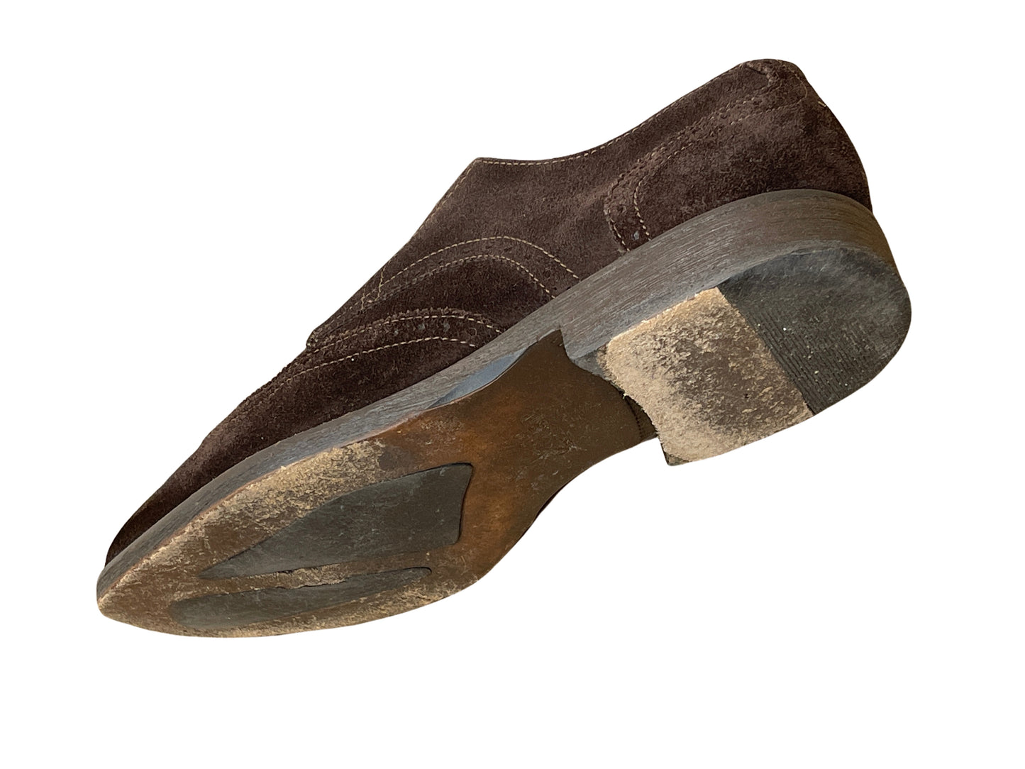 Johnston & Murphy Brown Suede Wingtip Dress Shoes