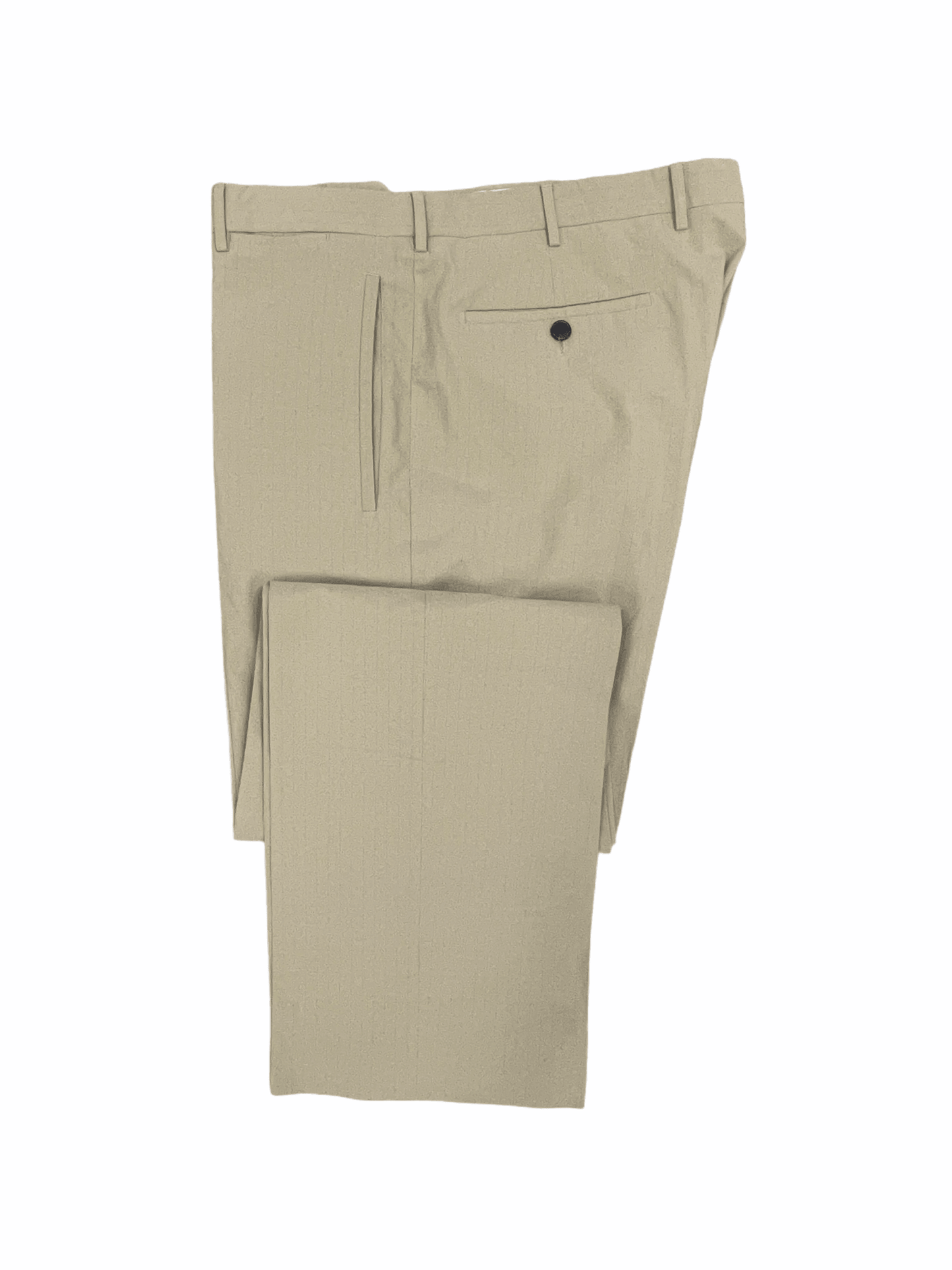 Prada Beige Blue Stripe Chino Pants 36W 32L Large—Genuine Design luxury consignment