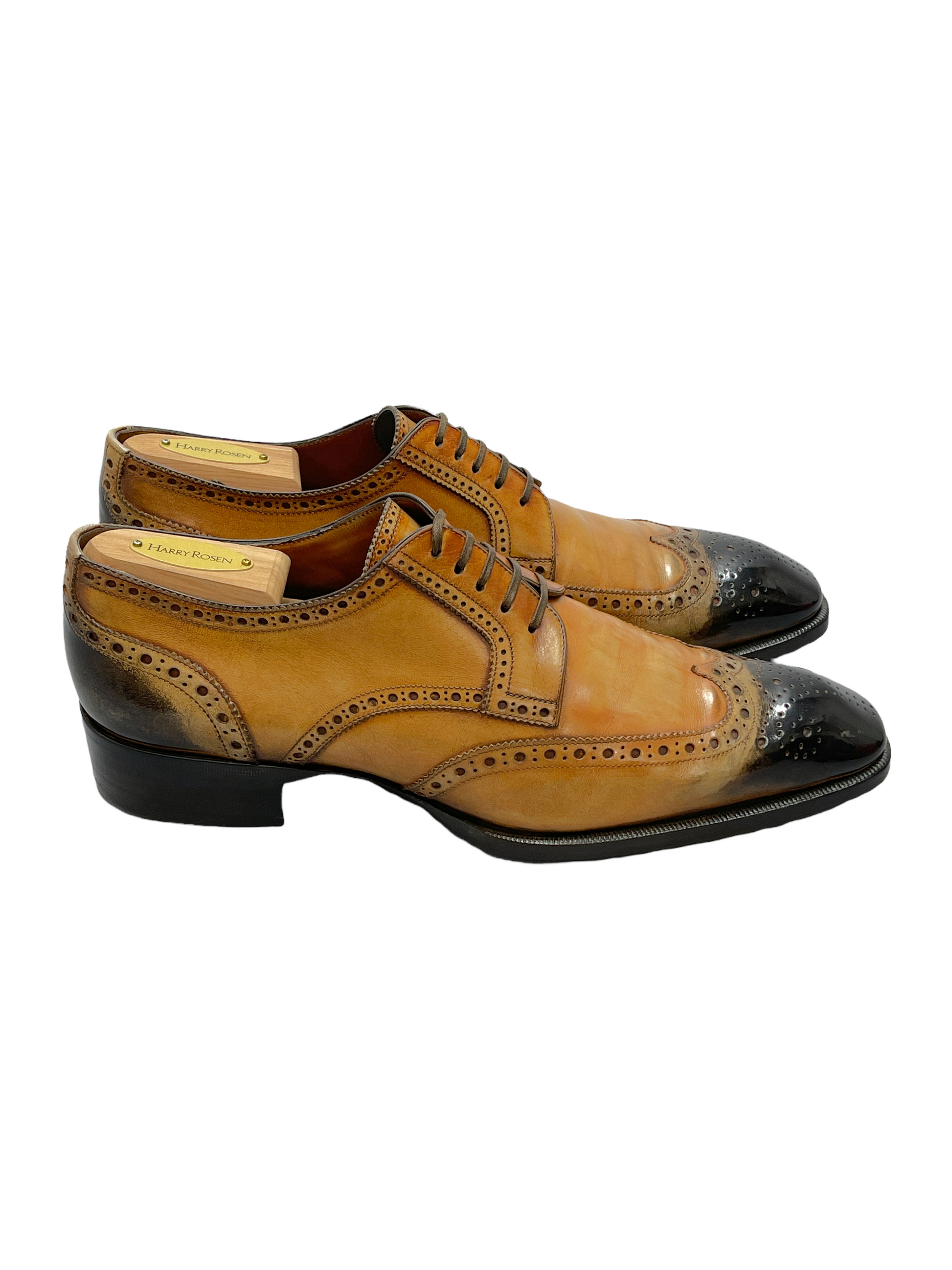Tom Ford Light Brown Leather Oxford Dress Shoe 8.5 D US — Genuine Design luxury consignment Calgary, Canada New & pre-owned clothing, shoes, accessories.