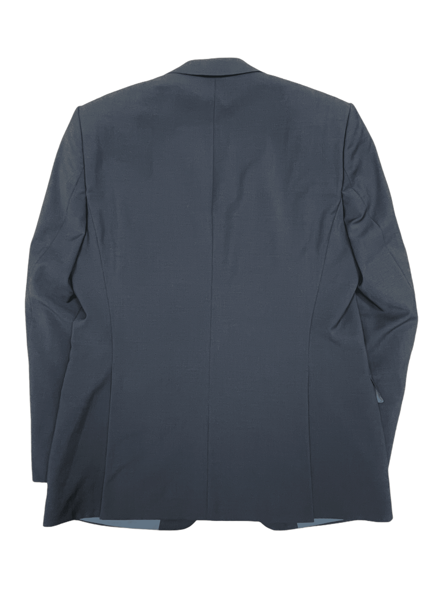 Hugo Boss Navy Blue Wool 42R Super 100's Sport Coat Large—Genuine Design luxury consignment