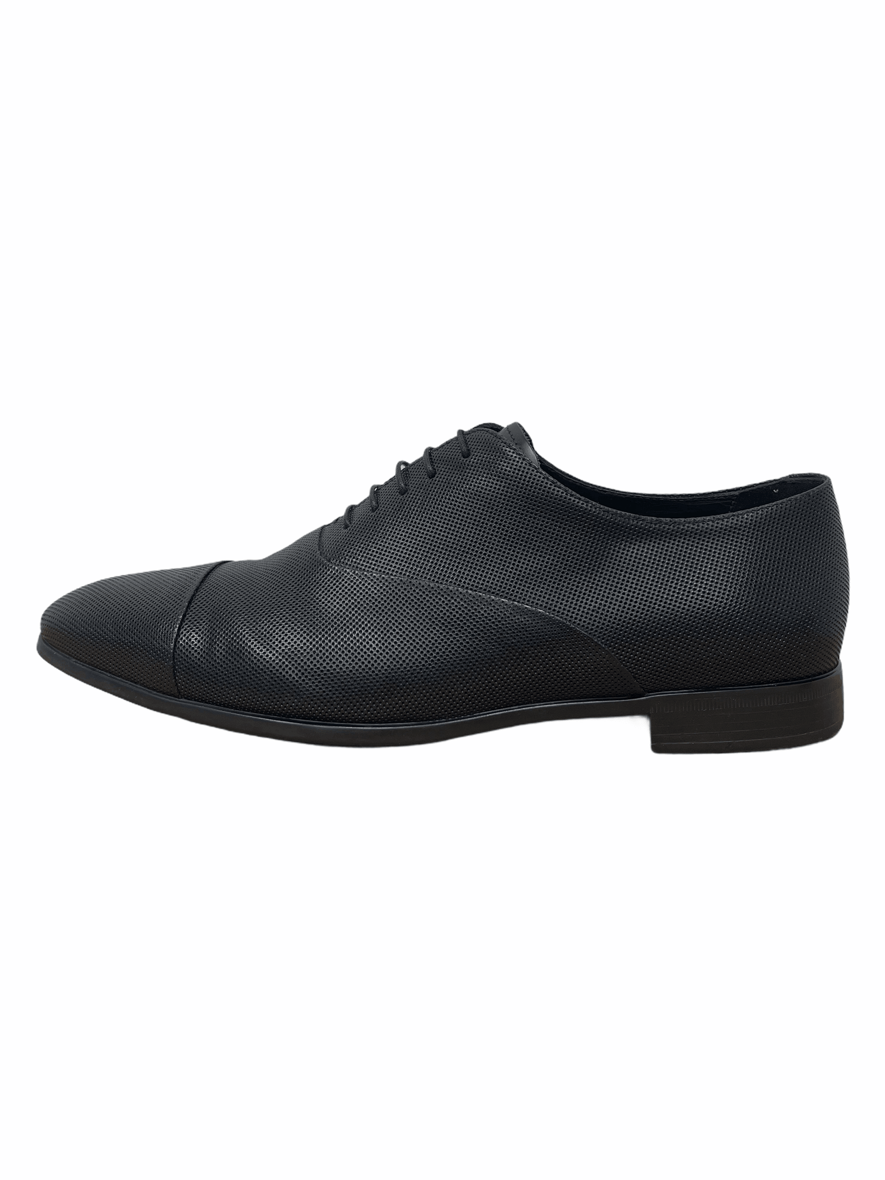 Armani black 2025 formal shoes