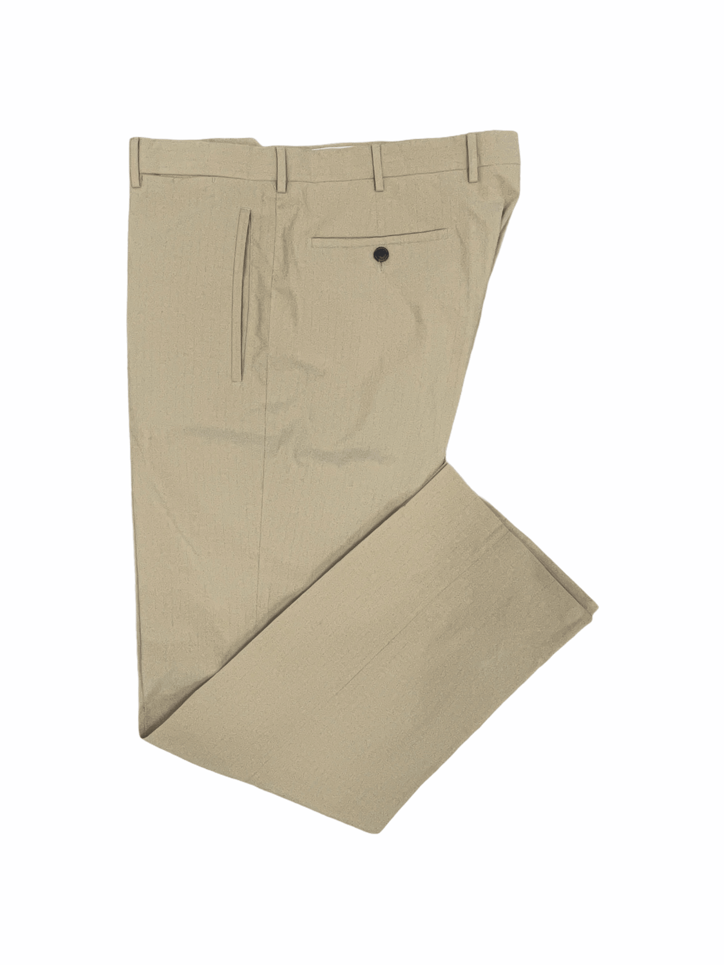 Prada Beige Blue Stripe Chino Pants 36W 32L Large—Genuine Design luxury consignment