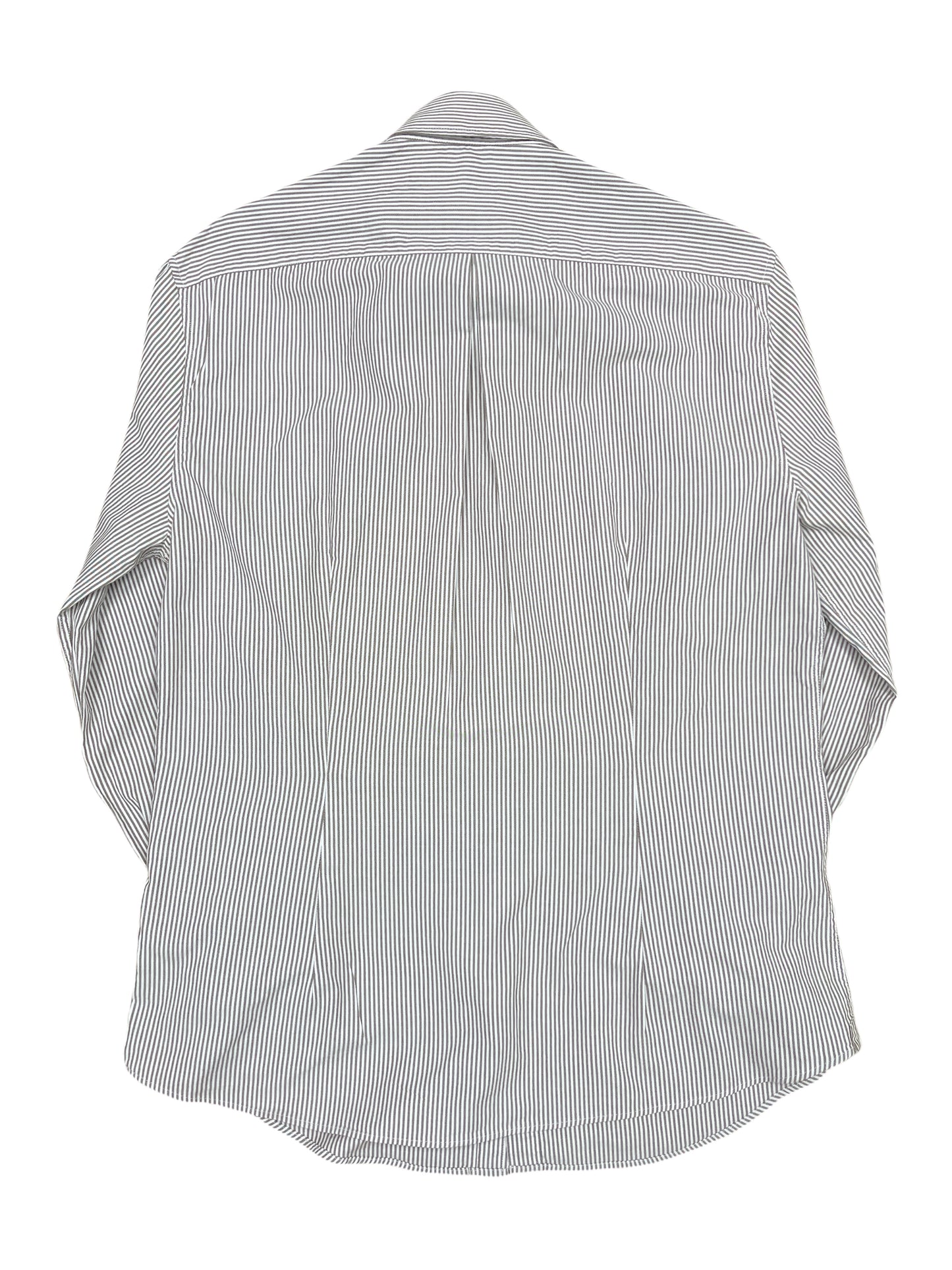Brunello Cucinelli Brown Striped Dress Shirt - Extra Large