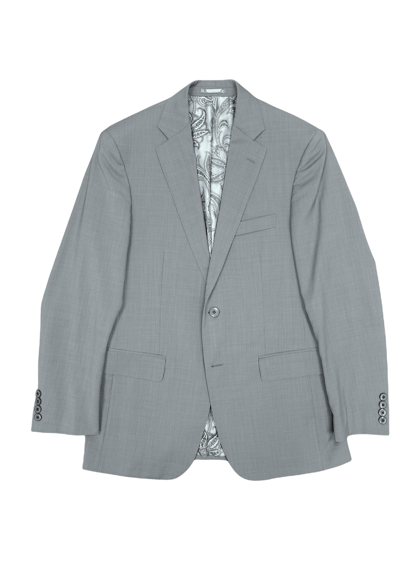 Etro Milano Taupe Shark Skin Sport Coat 38R