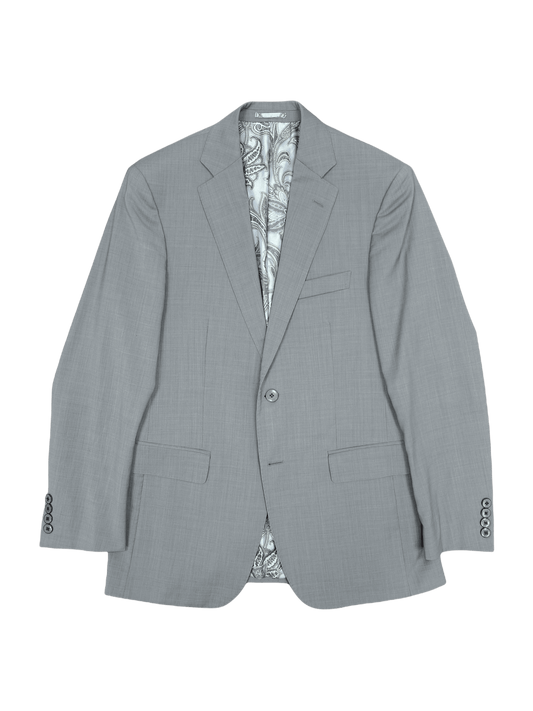 Etro Milano Taupe Shark Skin Sport Coat 38R