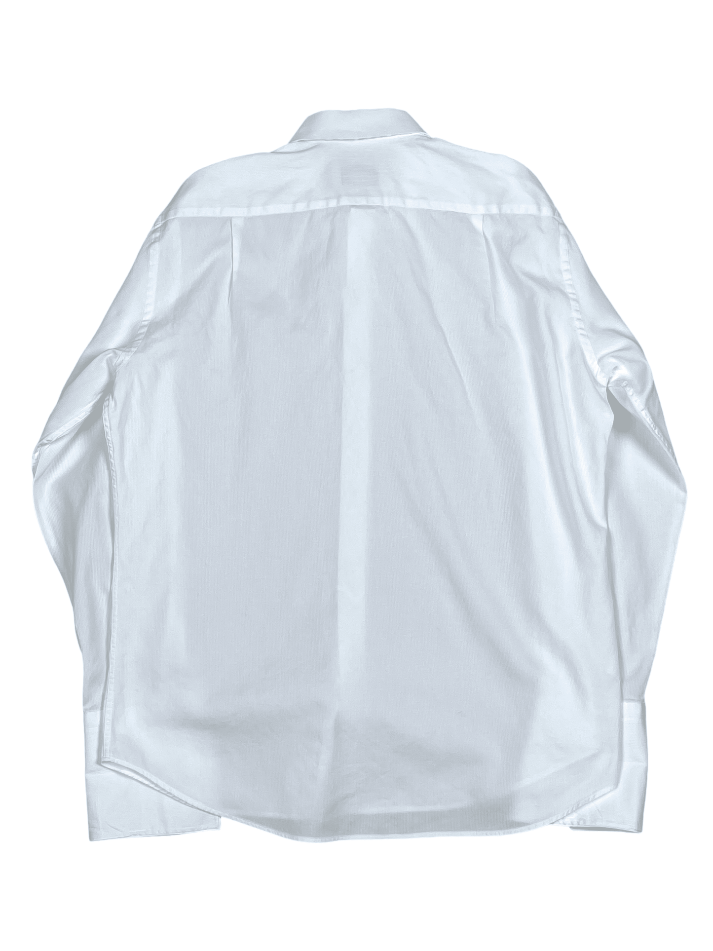 Hugo Boss White French Cuff Dress Shirt 16.5 / 42 - Genuine Design Luxury Consignment for Men. New & Pre-Owned Clothing, Shoes, & Accessories. Calgary, Canada