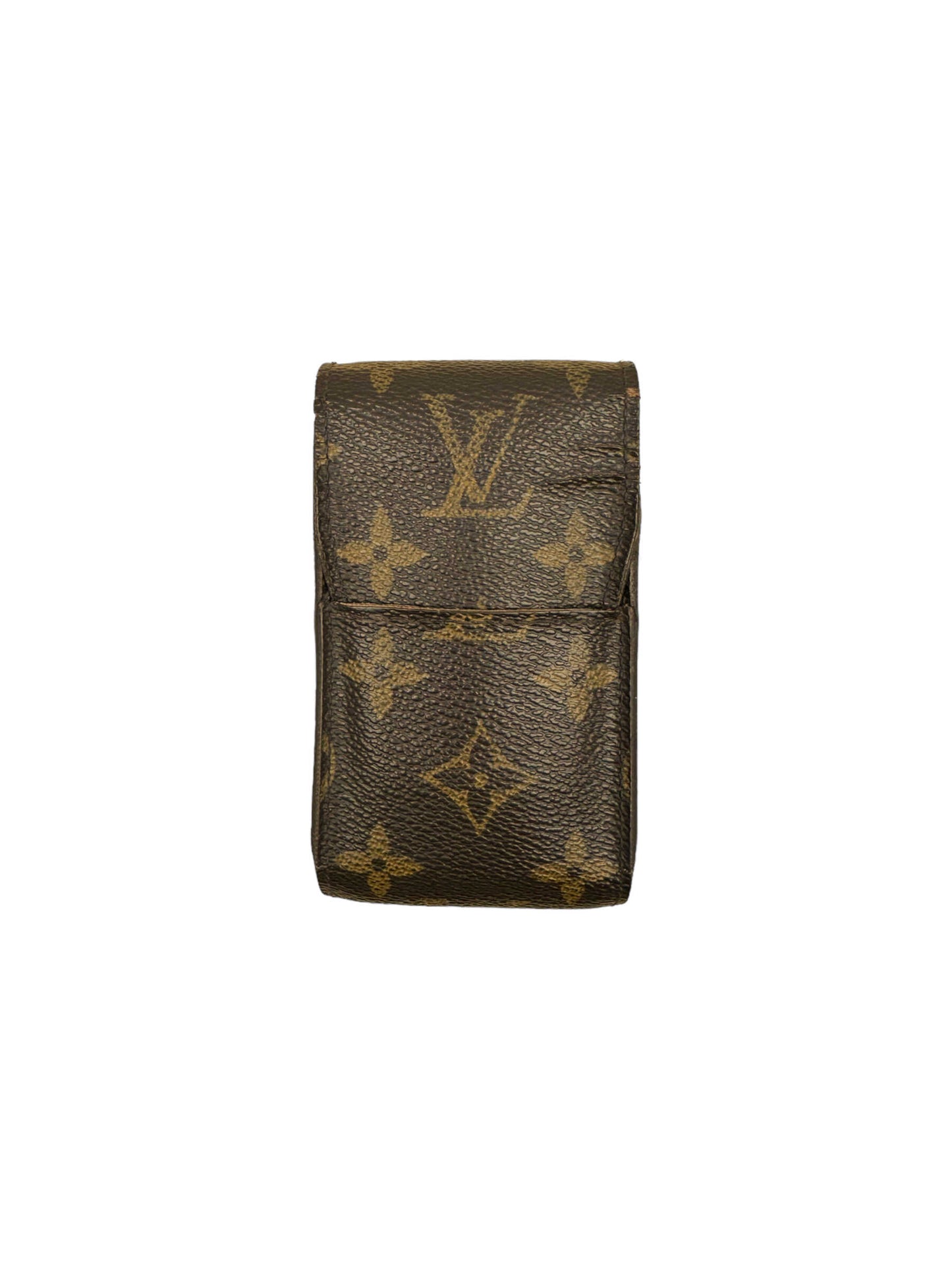 Louis Vuitton Brown Monogram Etui Cigarette Case — Genuine Design Luxury Consignment for Men. New & Pre-Owned Clothing, Shoes, & Accessories. Calgary, Canada