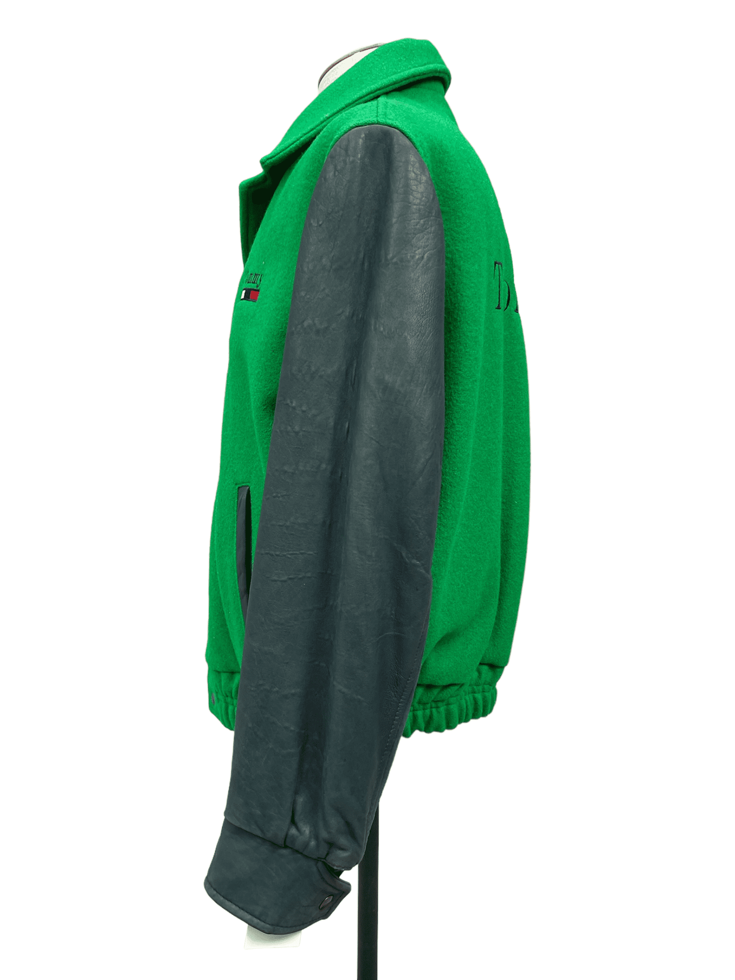 Tommy Hilfiger Varsity Green Jacket - Genuine Design Luxury Consignment for Men. New & Pre-Owned Clothing, Shoes, & Accessories. Calgary, Canada