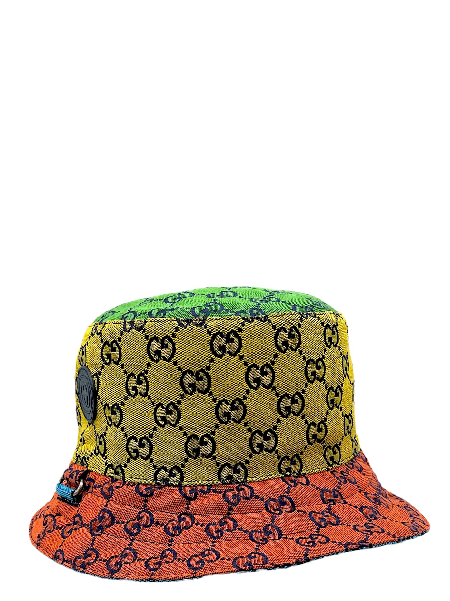 Gucci Multicolour Reversible Monogram Heavy Cotton Bucket Hat