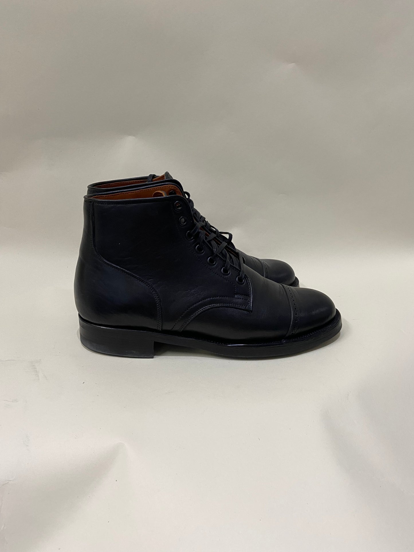 Viberg Black Shinki Latigo Horsehide Service Boots 8 M / 9.5 W