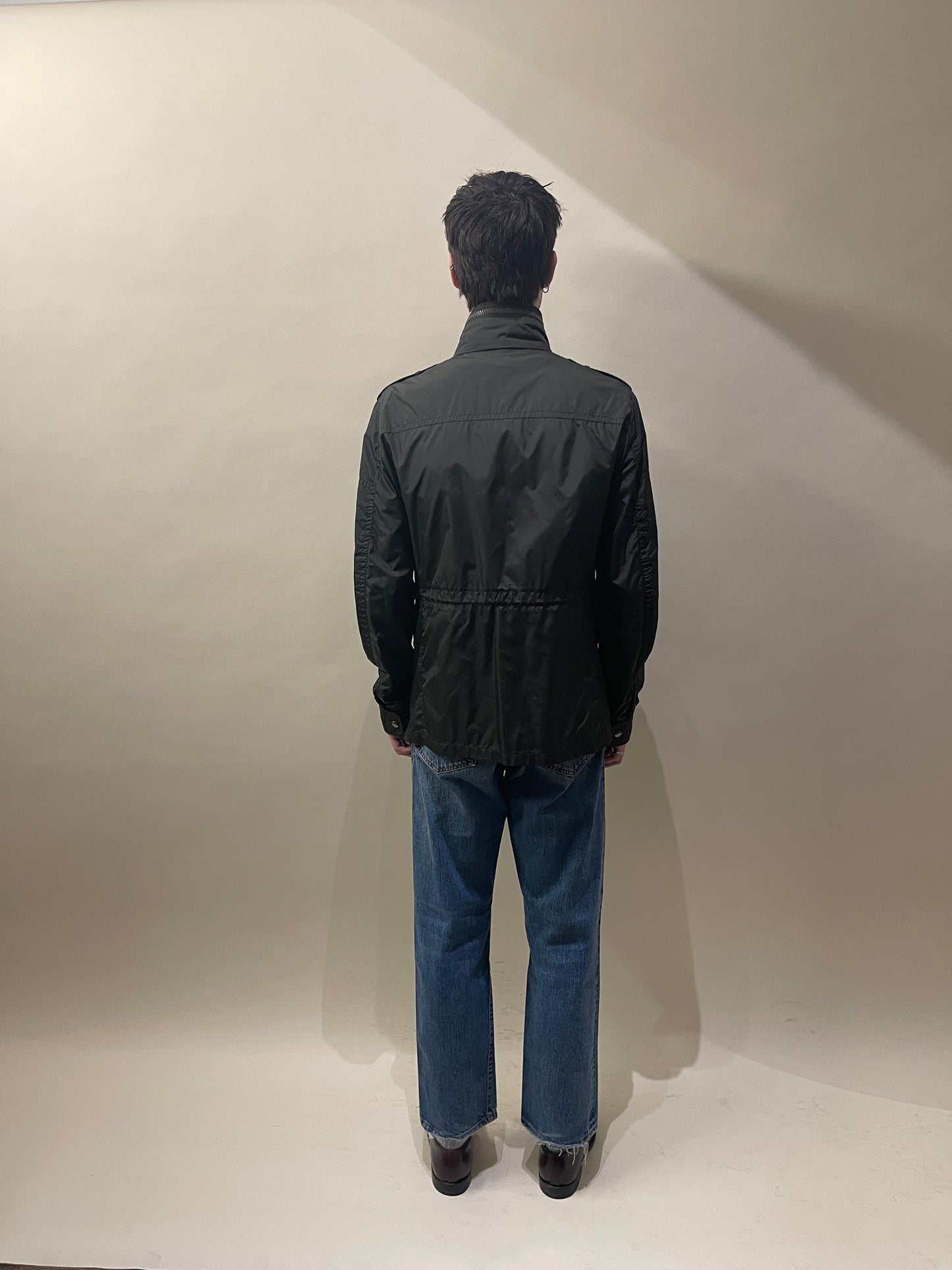 Moncler Dark Green Nylon Cristian Field Jacket 3 Large - L