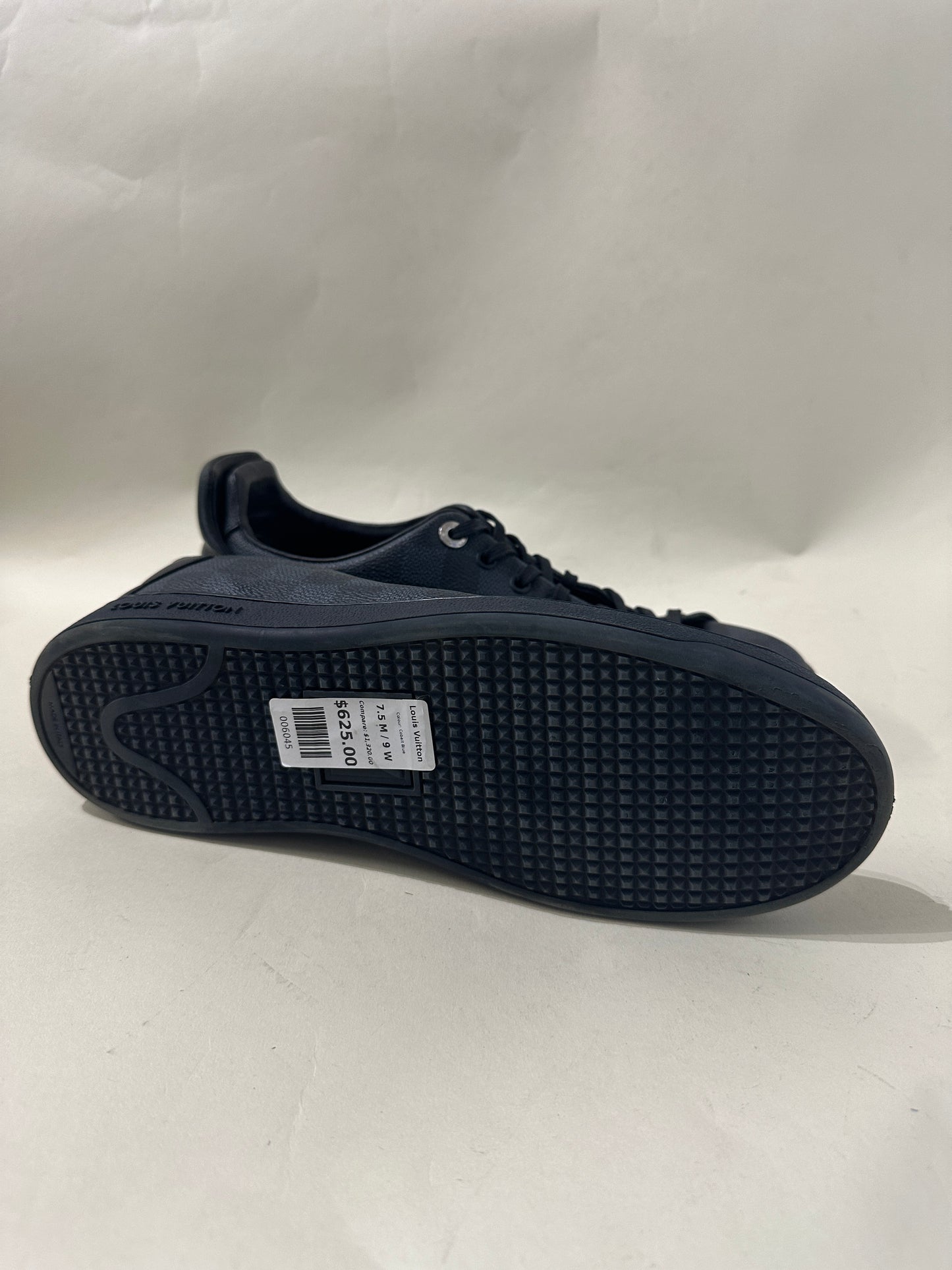 Louis Vuitton Cobalt Damier Coated Canvas Frontrow Sneakers 7.5 M / 9 W