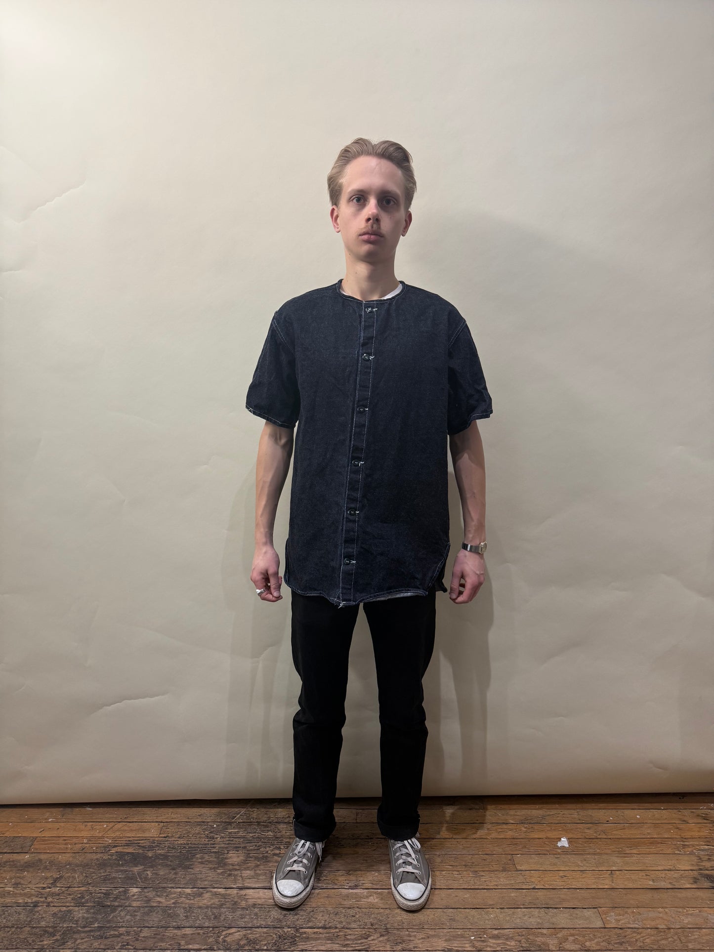 Tender Indigo Selvedge Denim SS Shirt Medium - M