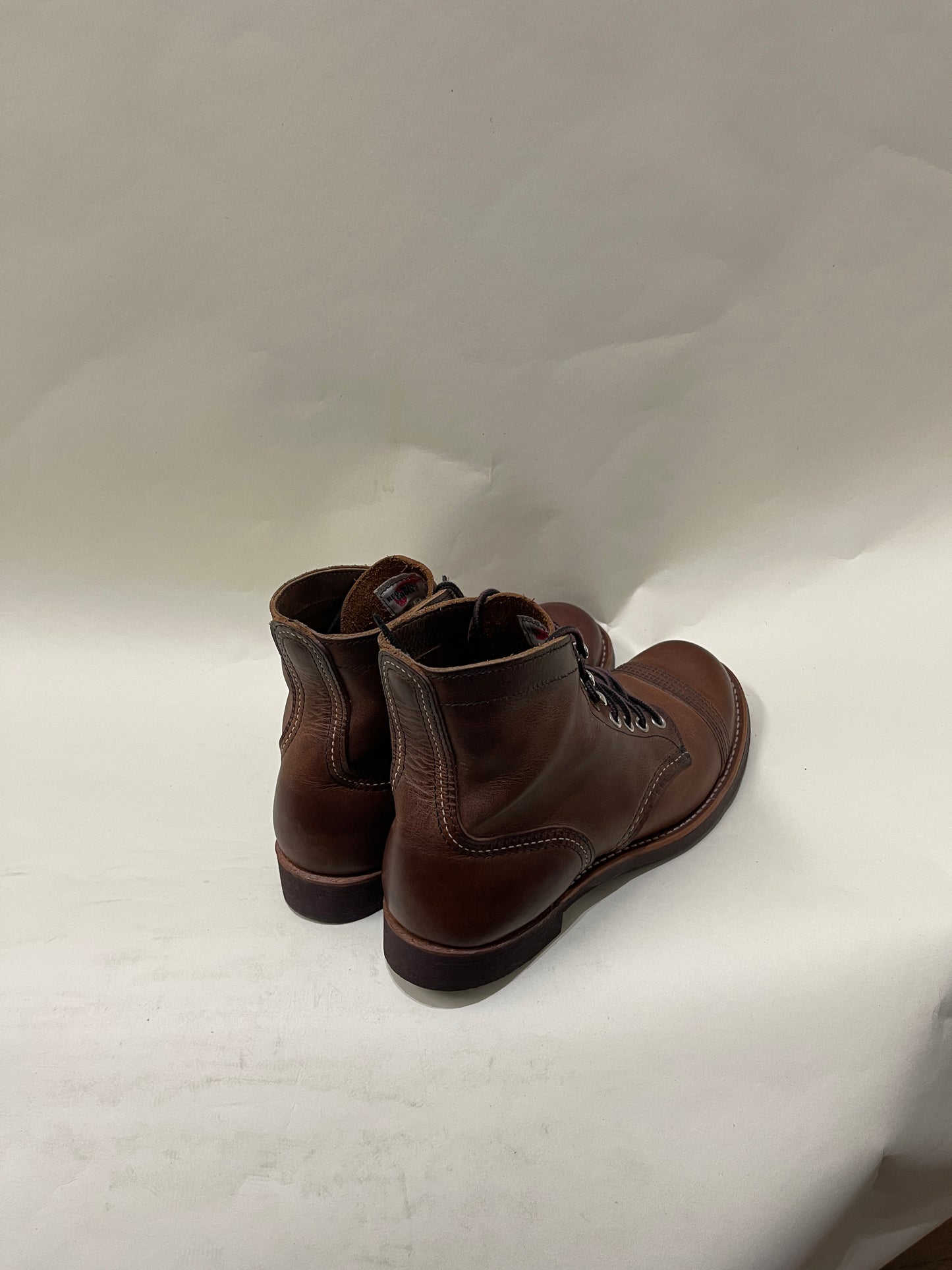 Red Wing Shoes Brown Leather Cap Toe Iron Ranger 8 M / 9.5 W