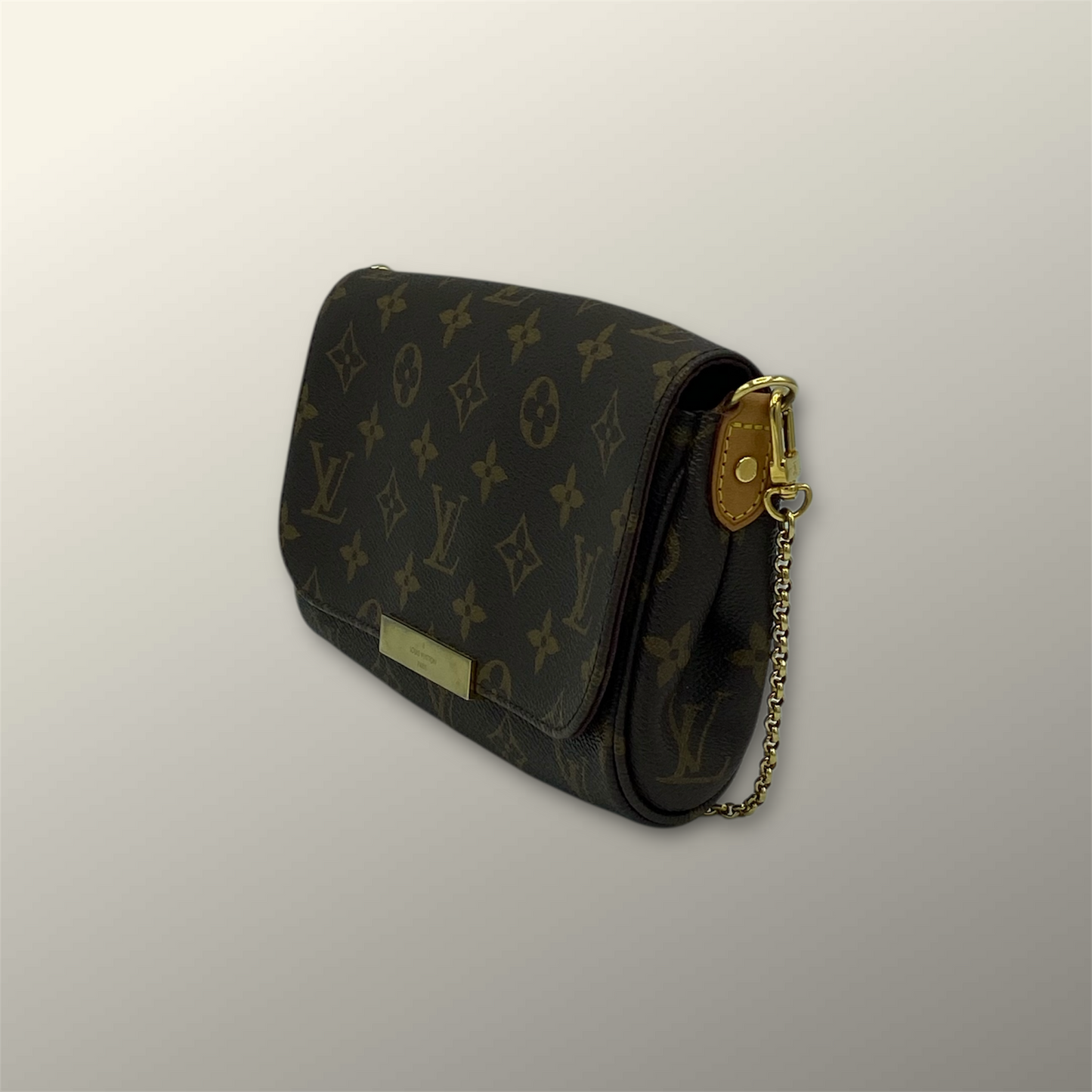 Louis Vuitton Brown Monogram Coated Canvas Favourite PM Bag