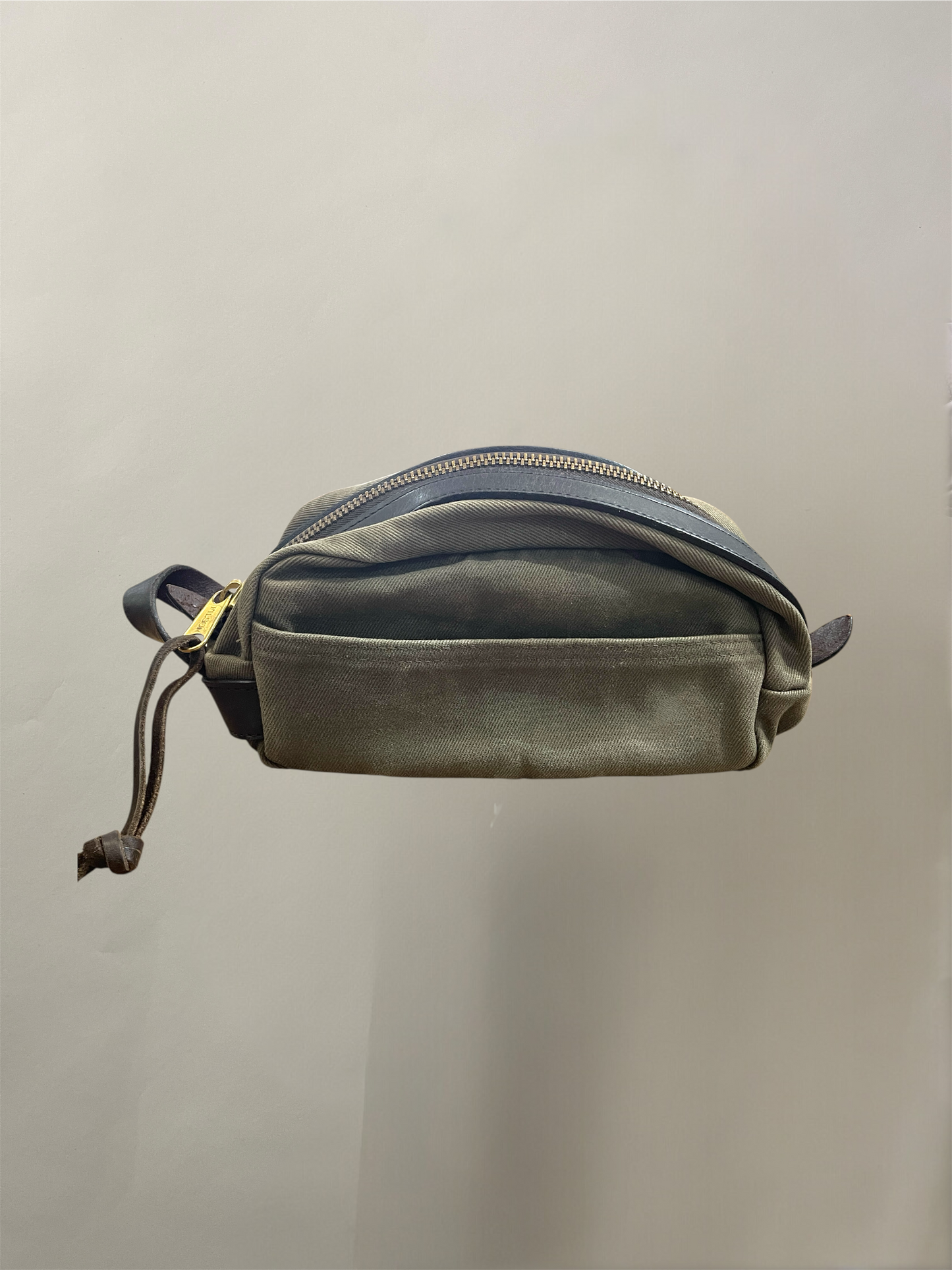 Filson Otter Green Canvas Twill Travel Kit Bag