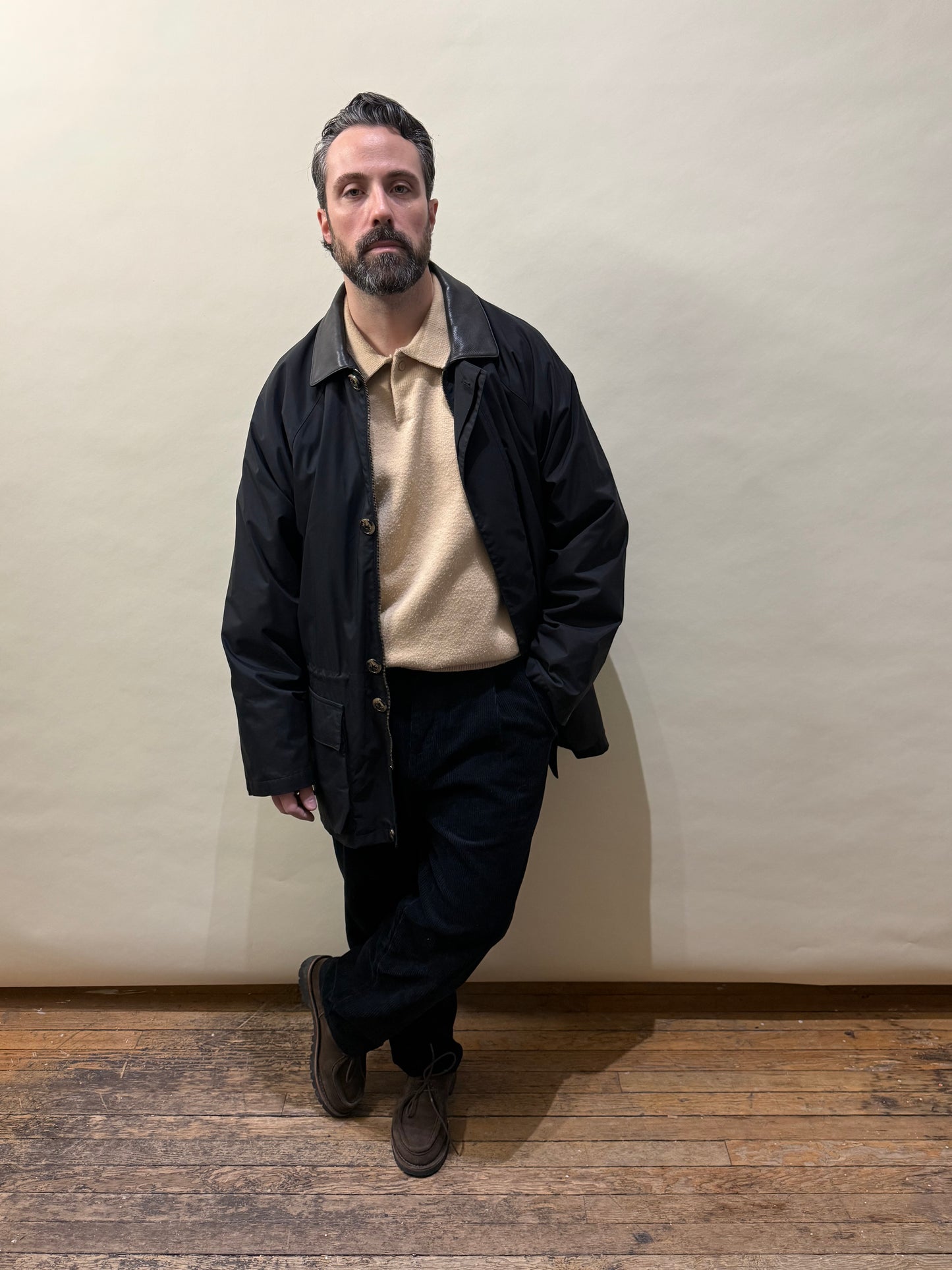 Loro Piana Navy Blue Nylon Storm System Jacket Extra Large - XL