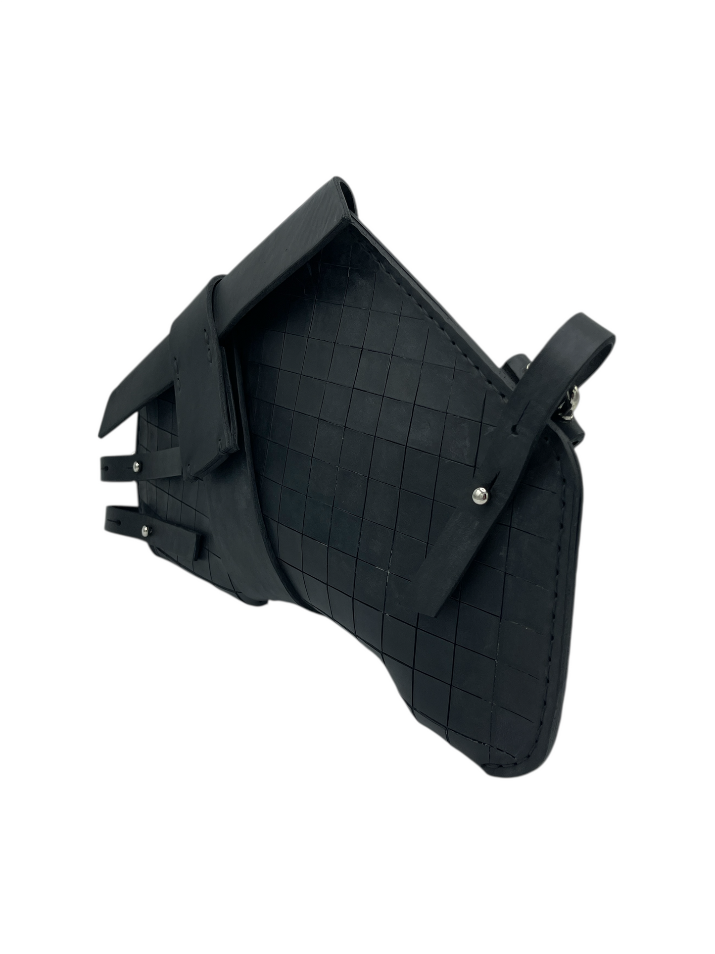 Omtura Black Horsehide Alas Cetus Sling Bag