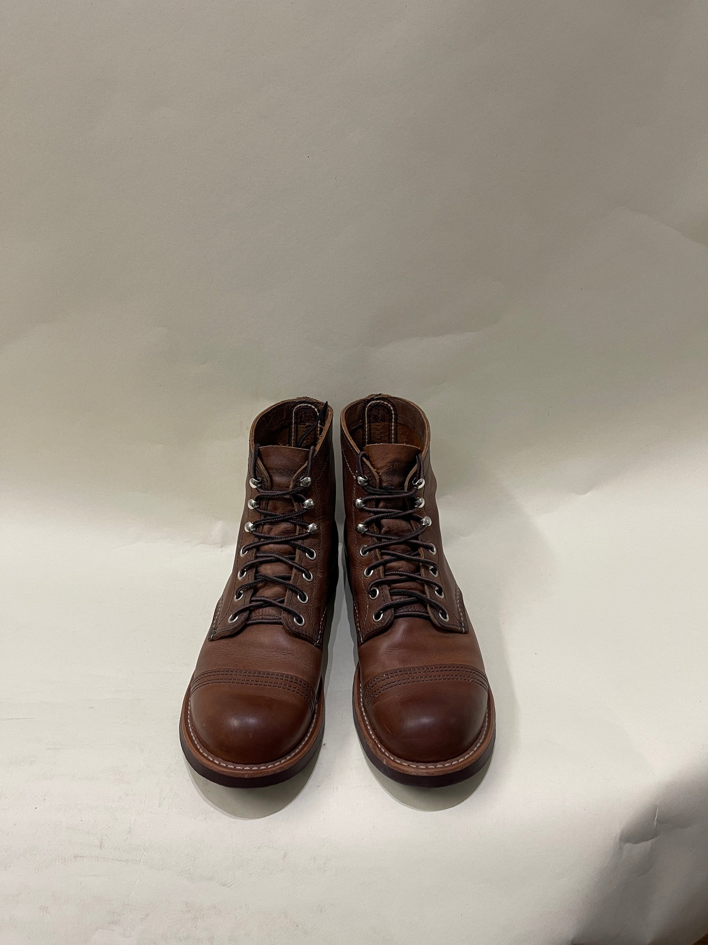 Red Wing Shoes Brown Leather Cap Toe Iron Ranger 8 M / 9.5 W