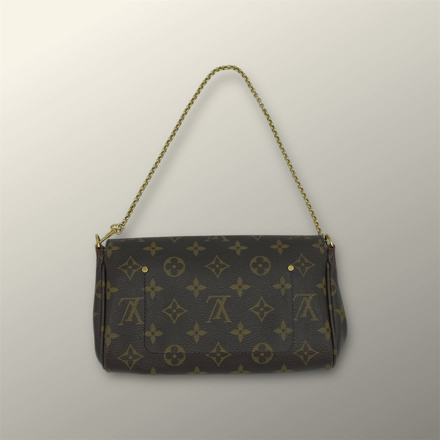 Louis Vuitton Brown Monogram Coated Canvas Favourite PM Bag