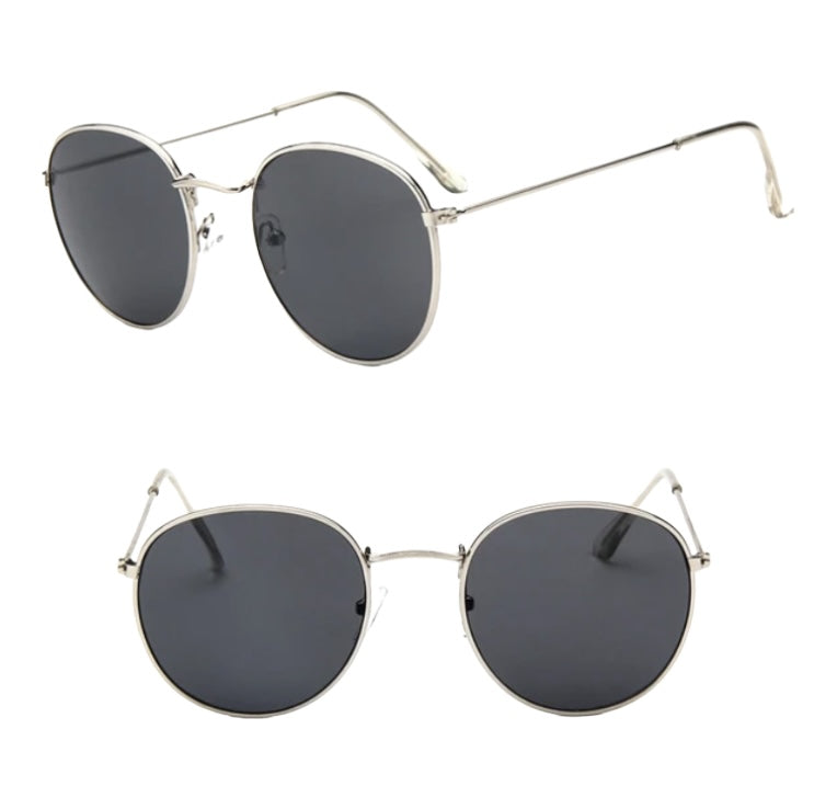 Wire Frame Circular Lens Sunglasses