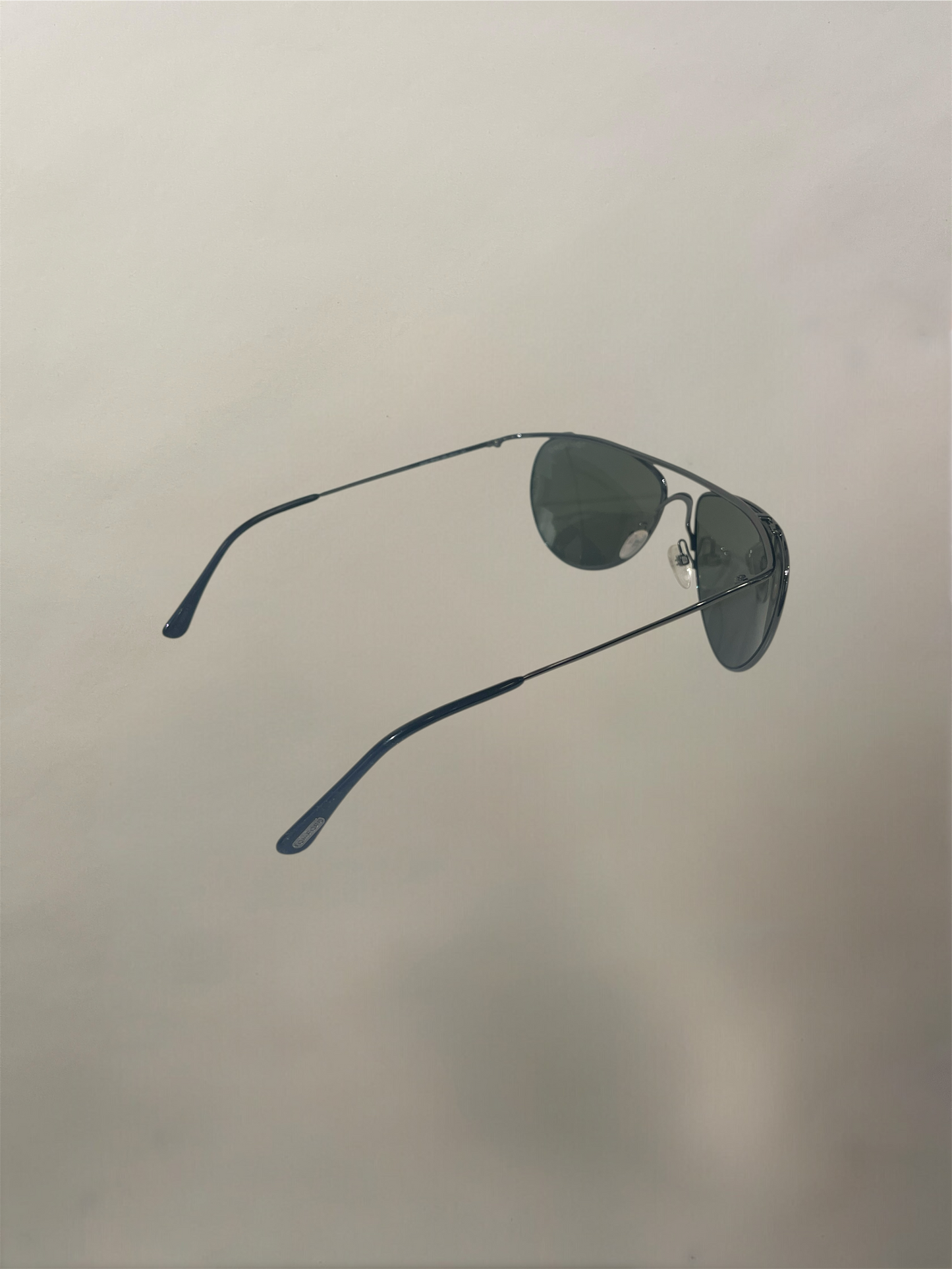 Tom Ford Gunmetal Metal Frame James Aviator Sunglasses