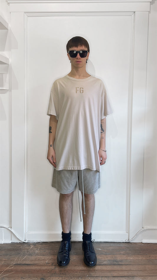 Fear Of God Vintage Paris Sky Seventh Collection 'FG' Chest Logo T-Shirt Extra Large