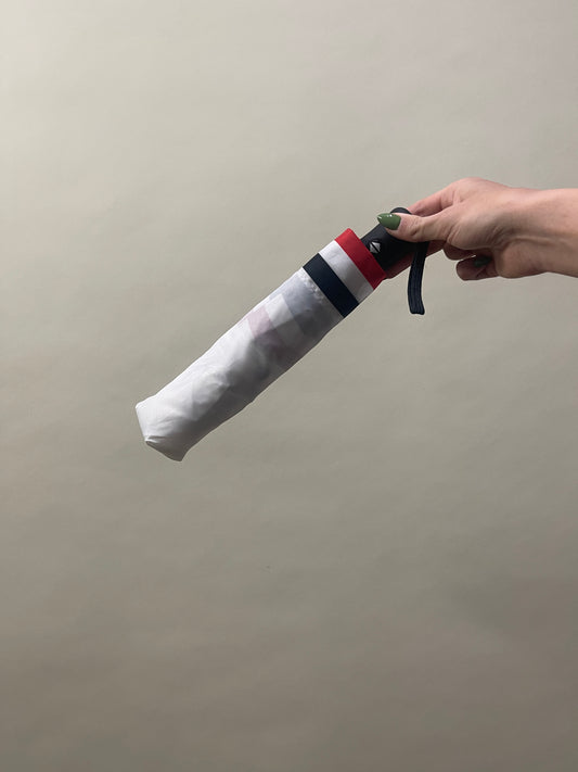 Thom Browne White, Blue, Red Striped Umbrella