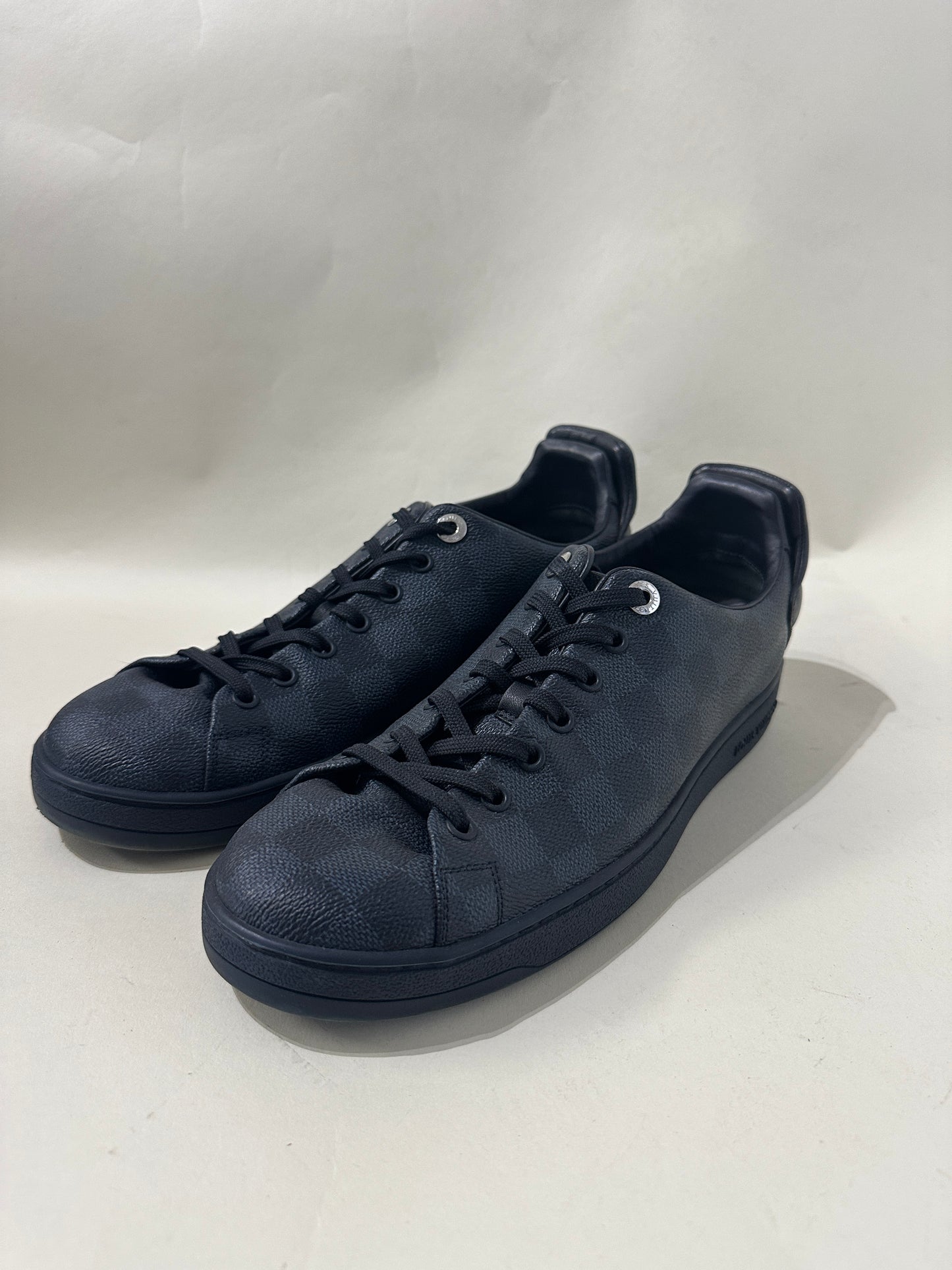 Louis Vuitton Cobalt Damier Coated Canvas Frontrow Sneakers 7.5 M / 9 W